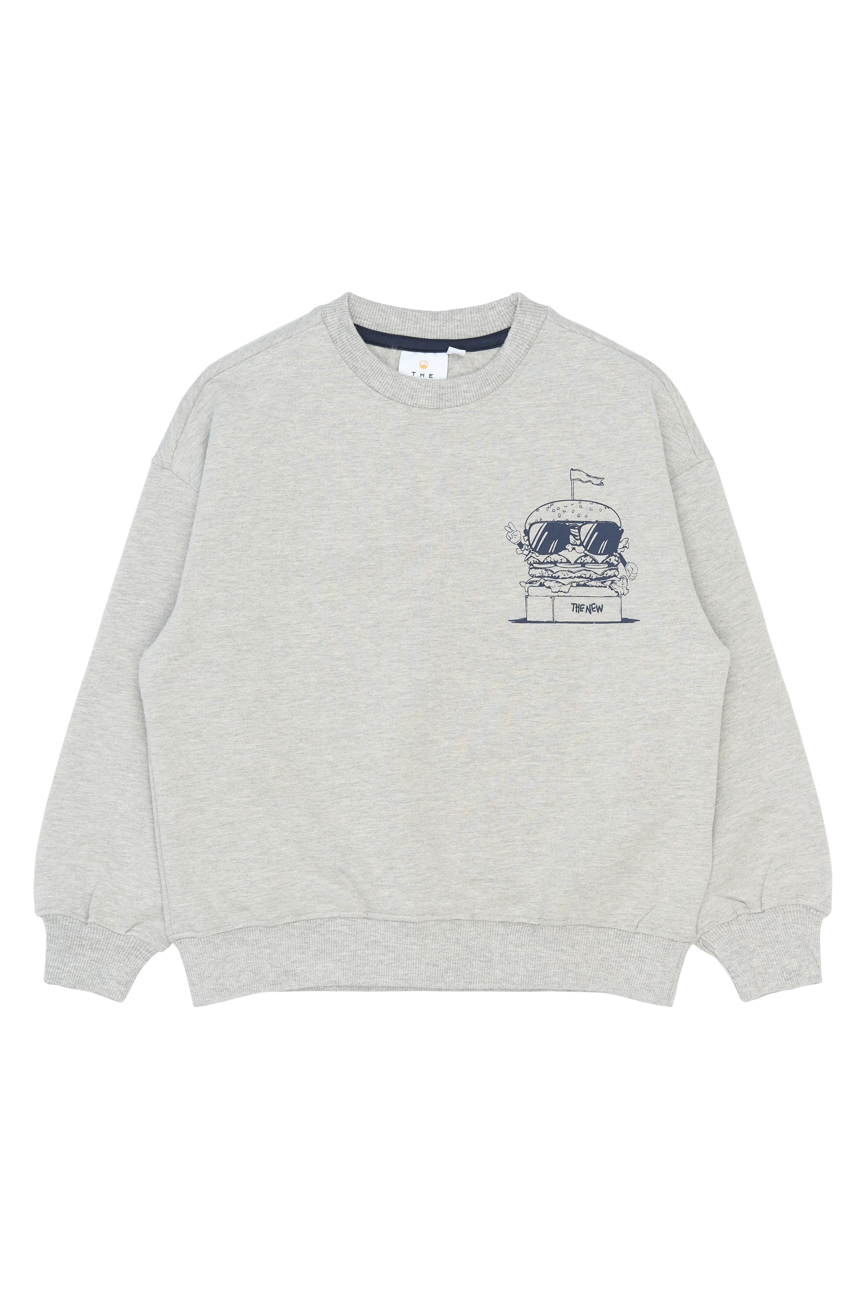 Evie スウェットシャツ Light Grey Melange 