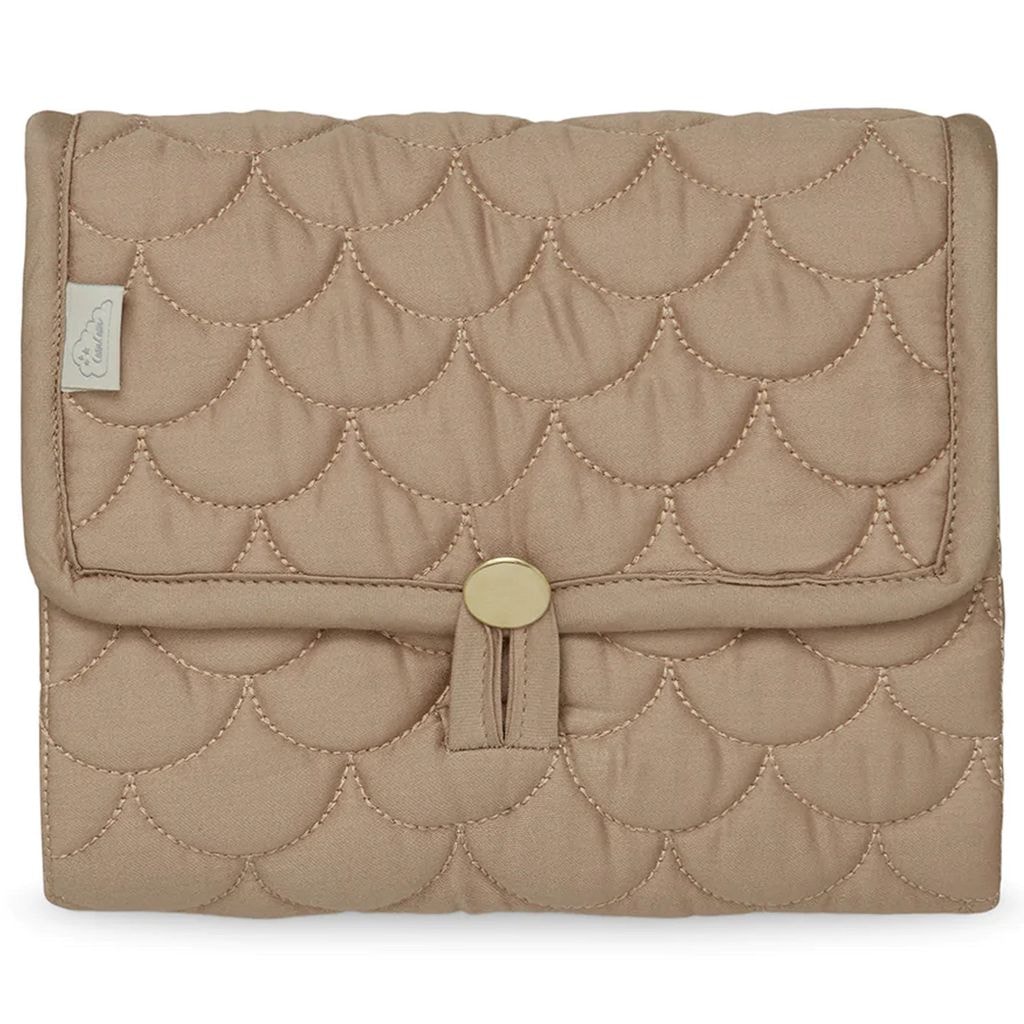 Quiltad Skötmatta Camel/Lierre