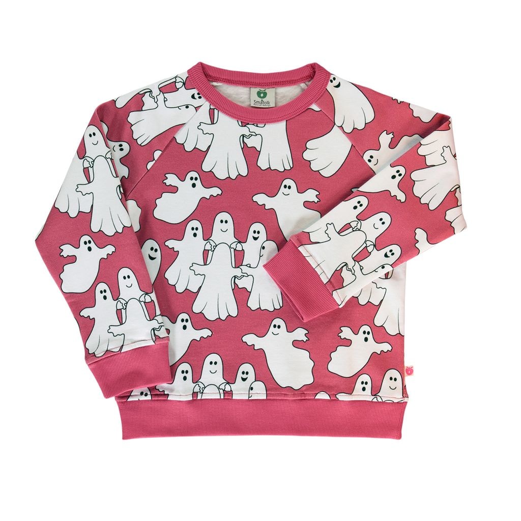 Sweatshirt with ghosts  Baroque Rose