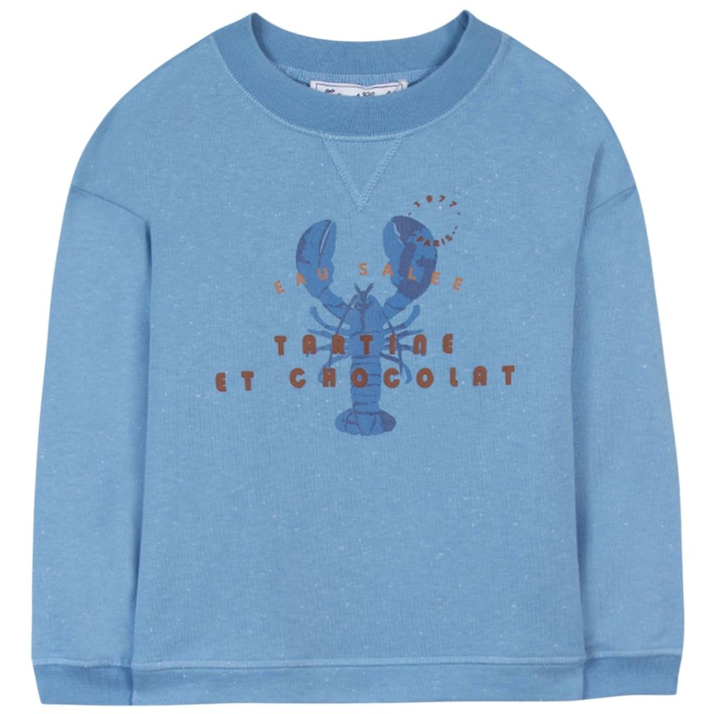Graphic Sweatshirt Blue