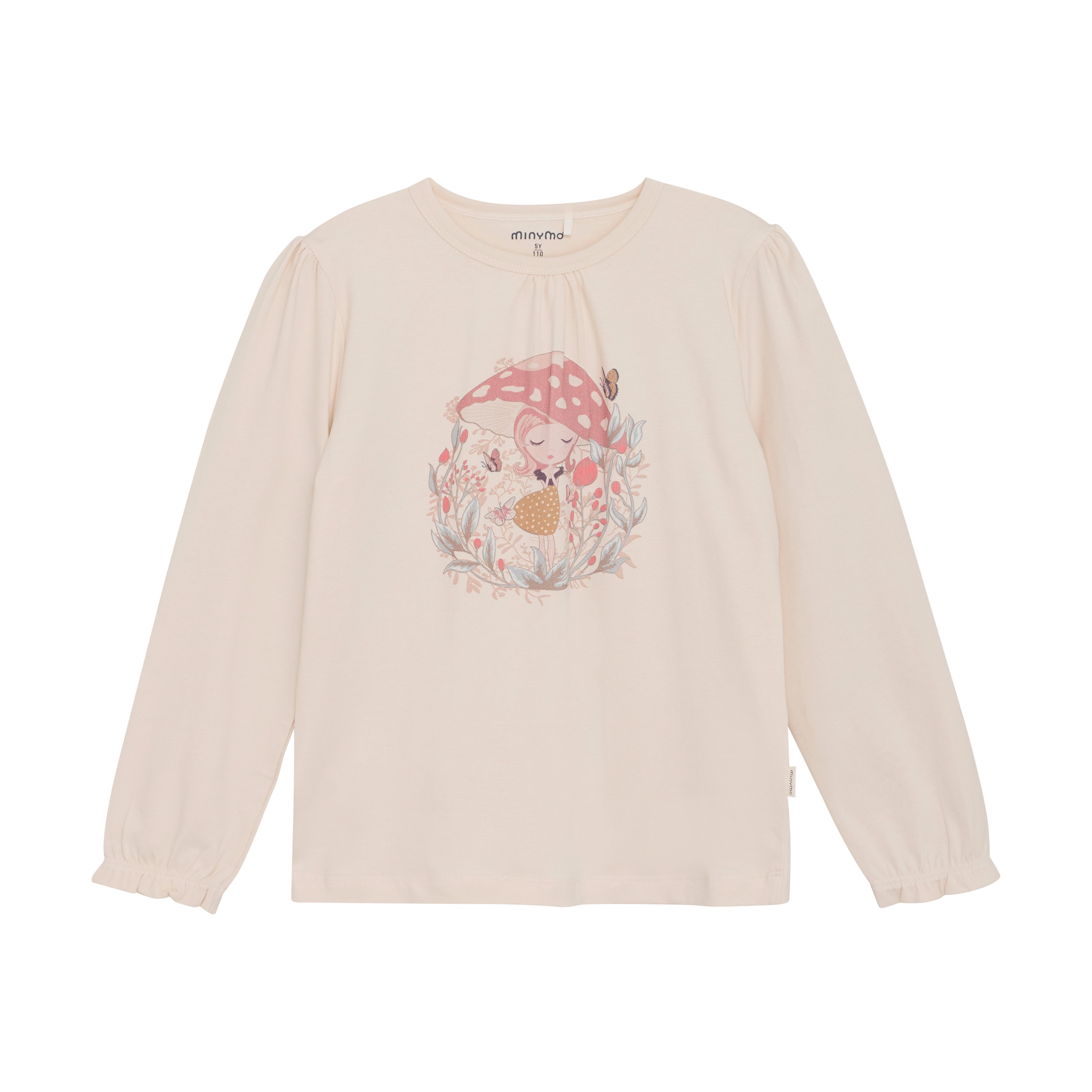 GOTS Långärmad T-shirt Sandshell