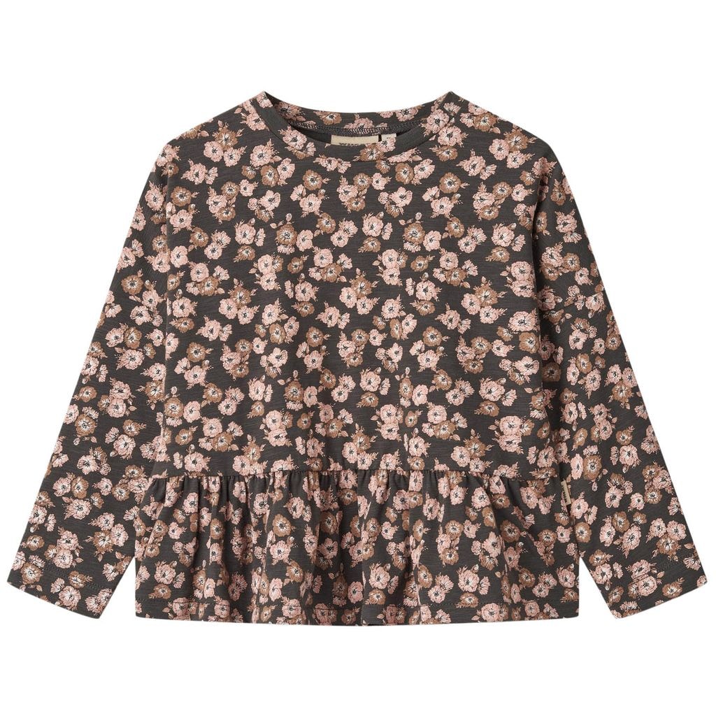 T-Shirt L/S Carolina Raven Anemones