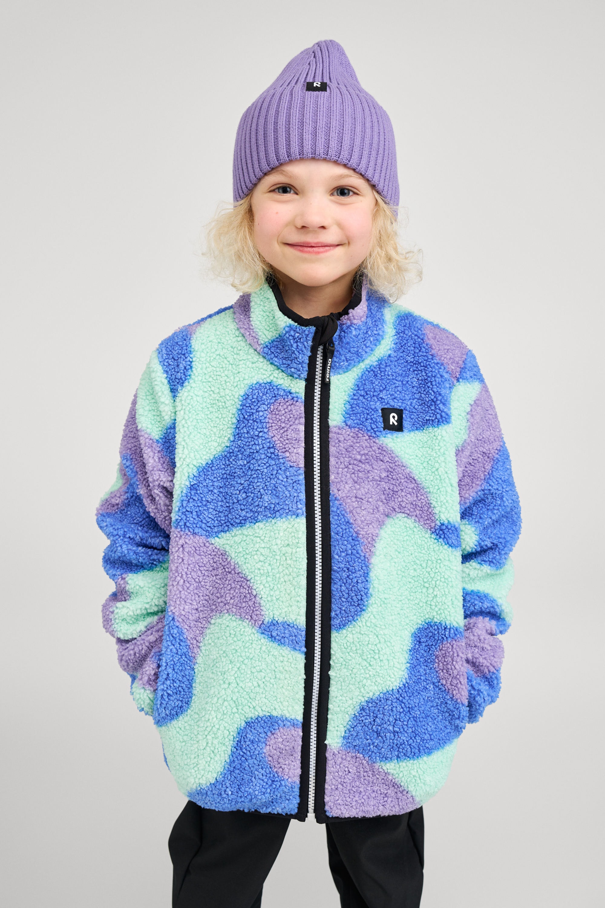 Tupsis Genser I Fleece Sparkly Blue
