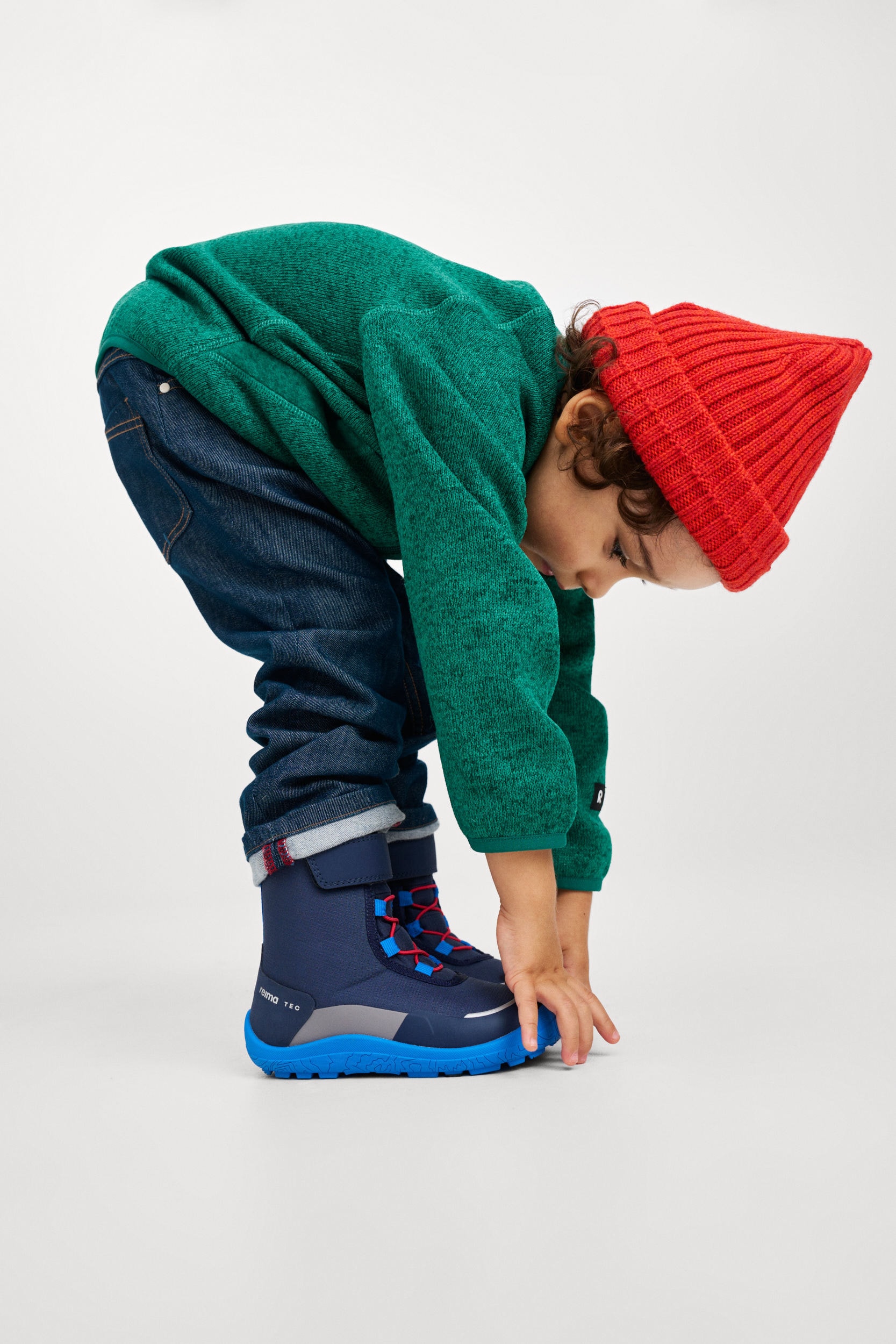 Talvella Kids Reimatec Paljasjalkaiset Talvisaappaat Navy
