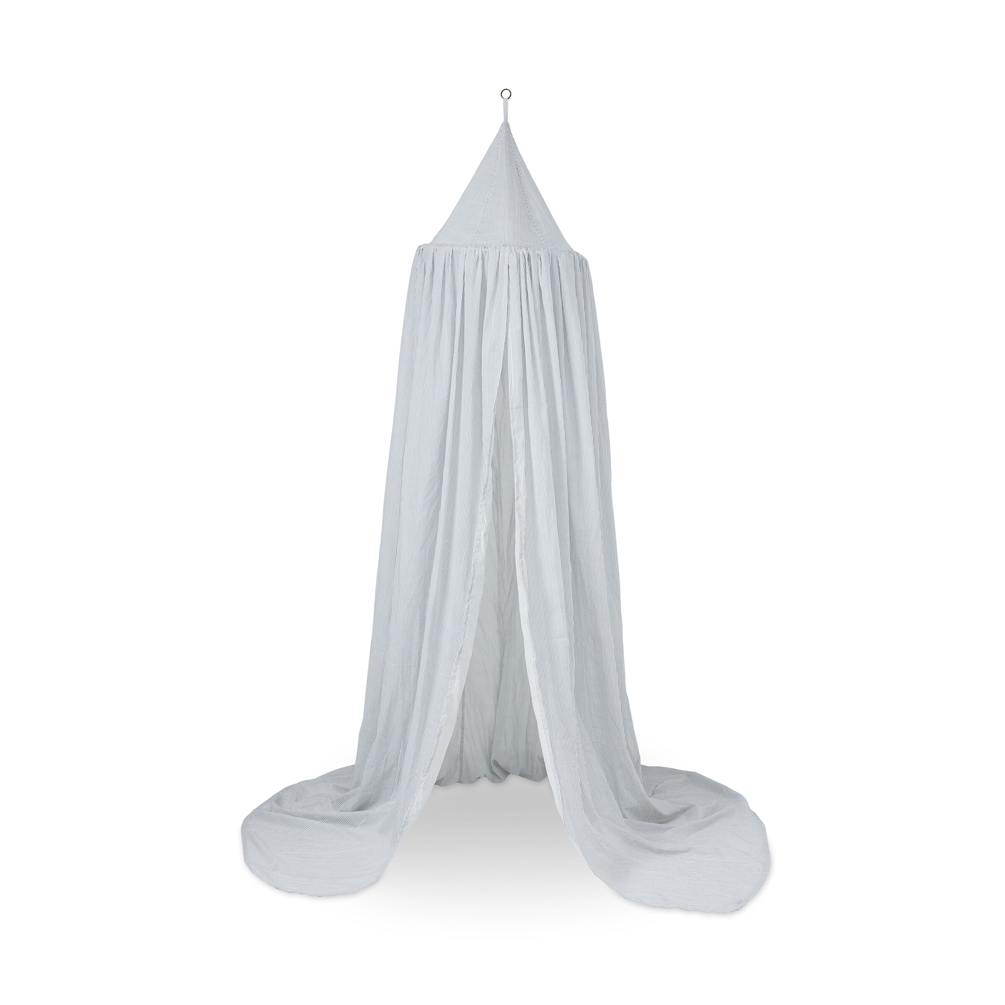 GOTS Bed Canopy Classic Stripes Blue 