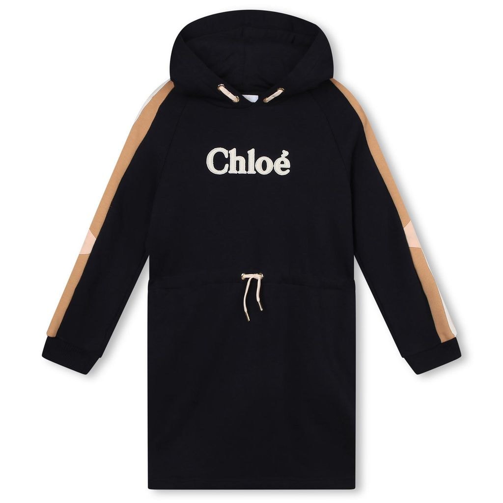 Branded Sweat Dress Navy