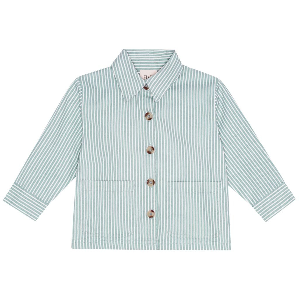 Birk Overshirt Misty Blue Cloud