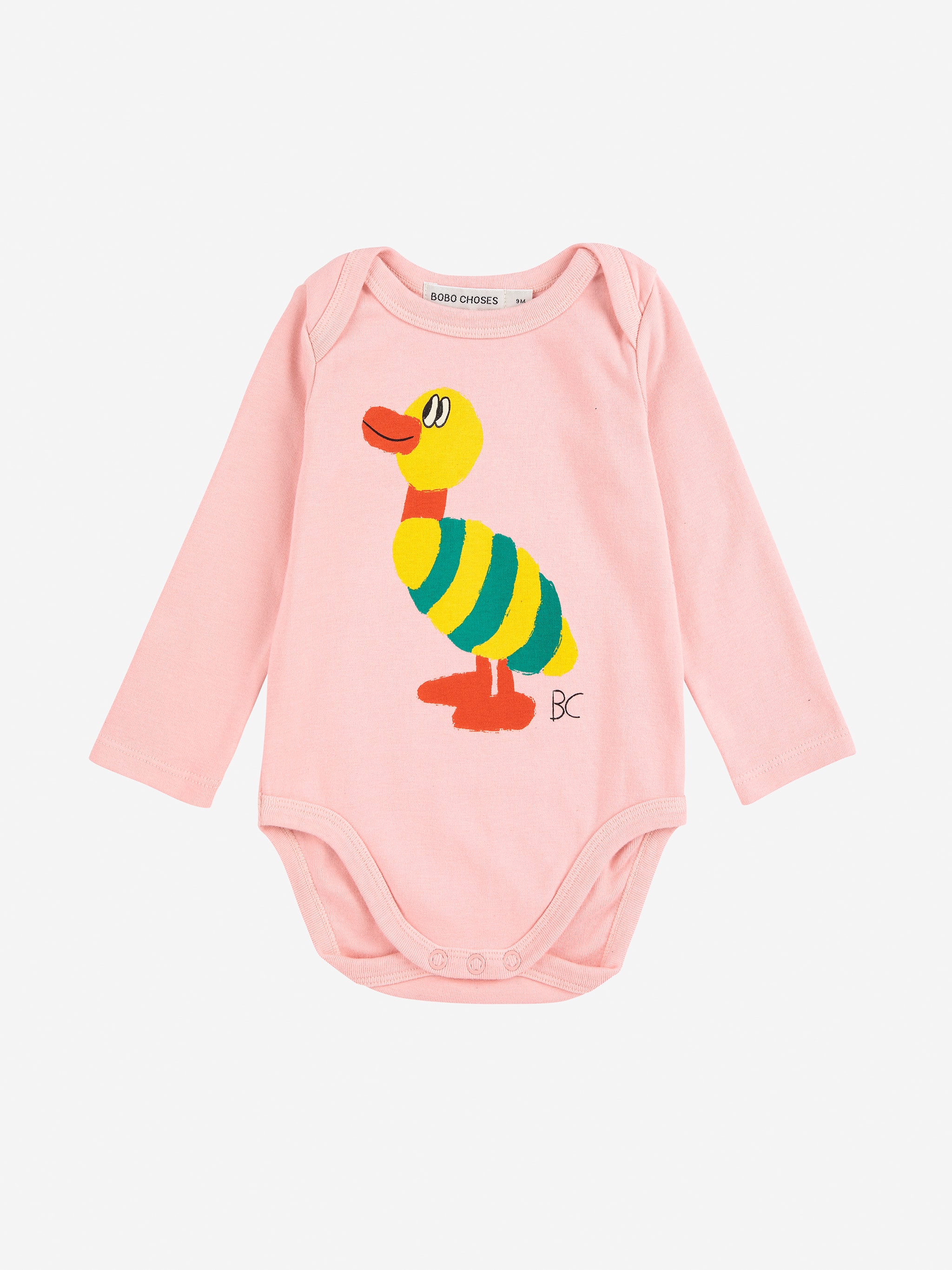 Striped Duck Long Sleeved Body Light Pink
