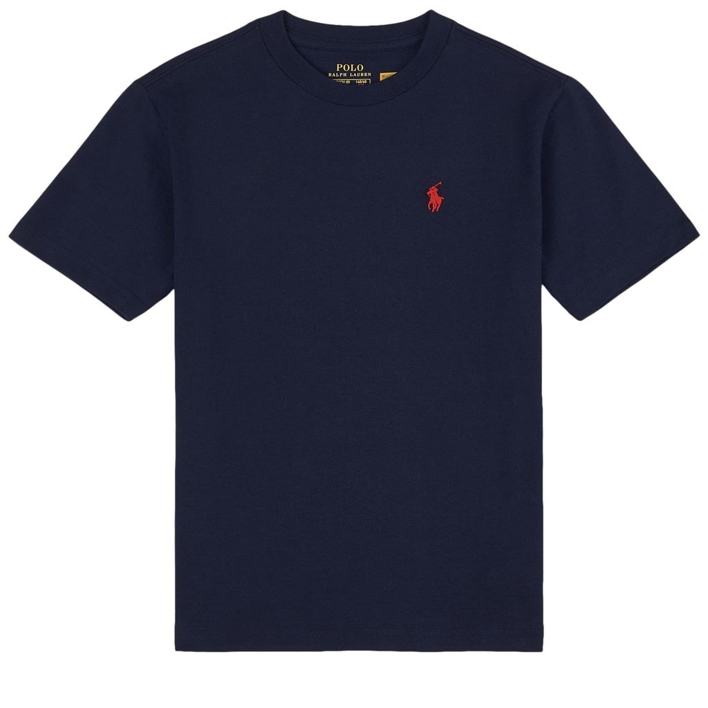 Cotton Jersey Crewneck Tee Cruise Navy