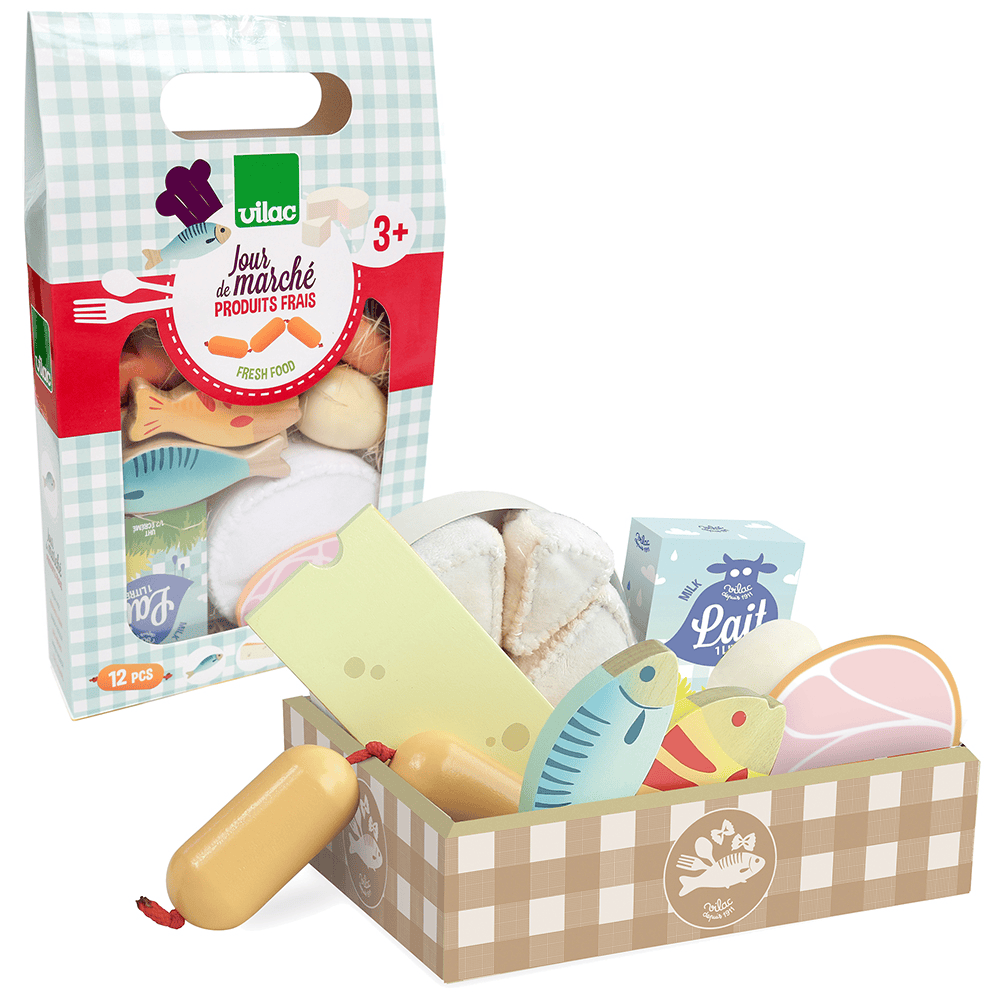 Vilac Lebensmittel-Set - Fisch, Schinken Und Käse Multi 