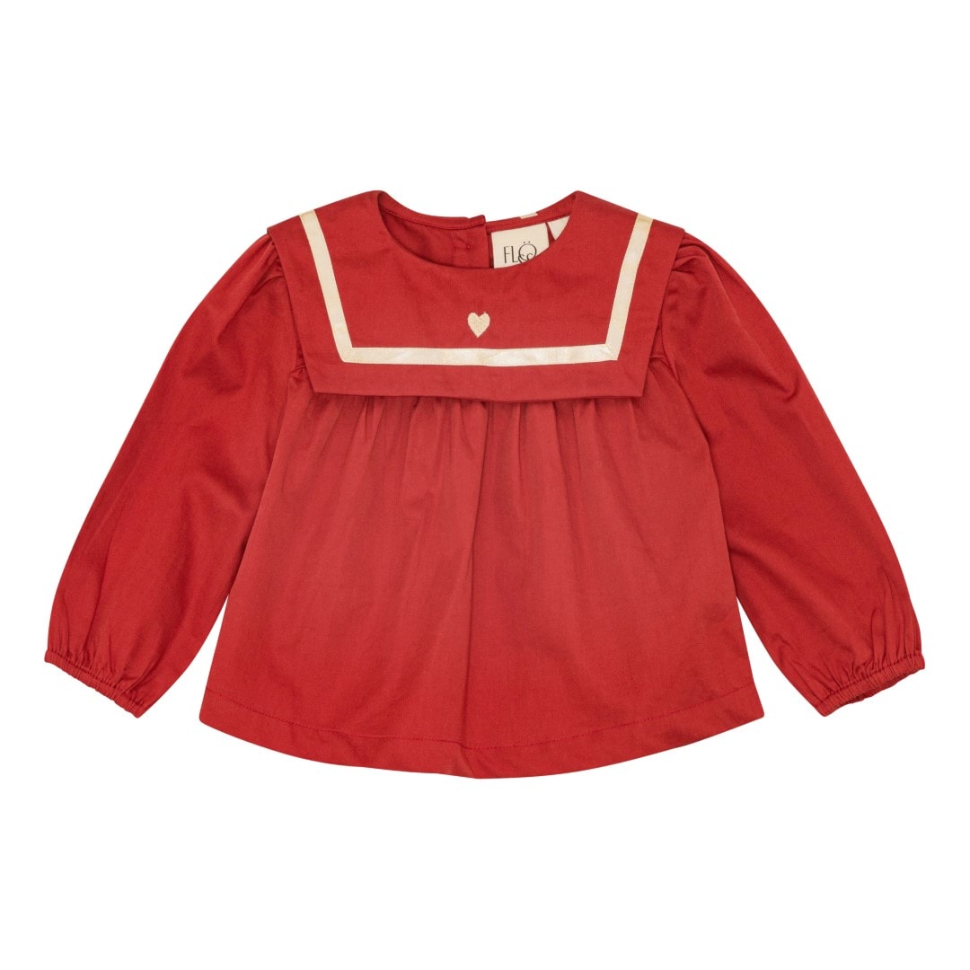 Bay Blouse Poppy Red