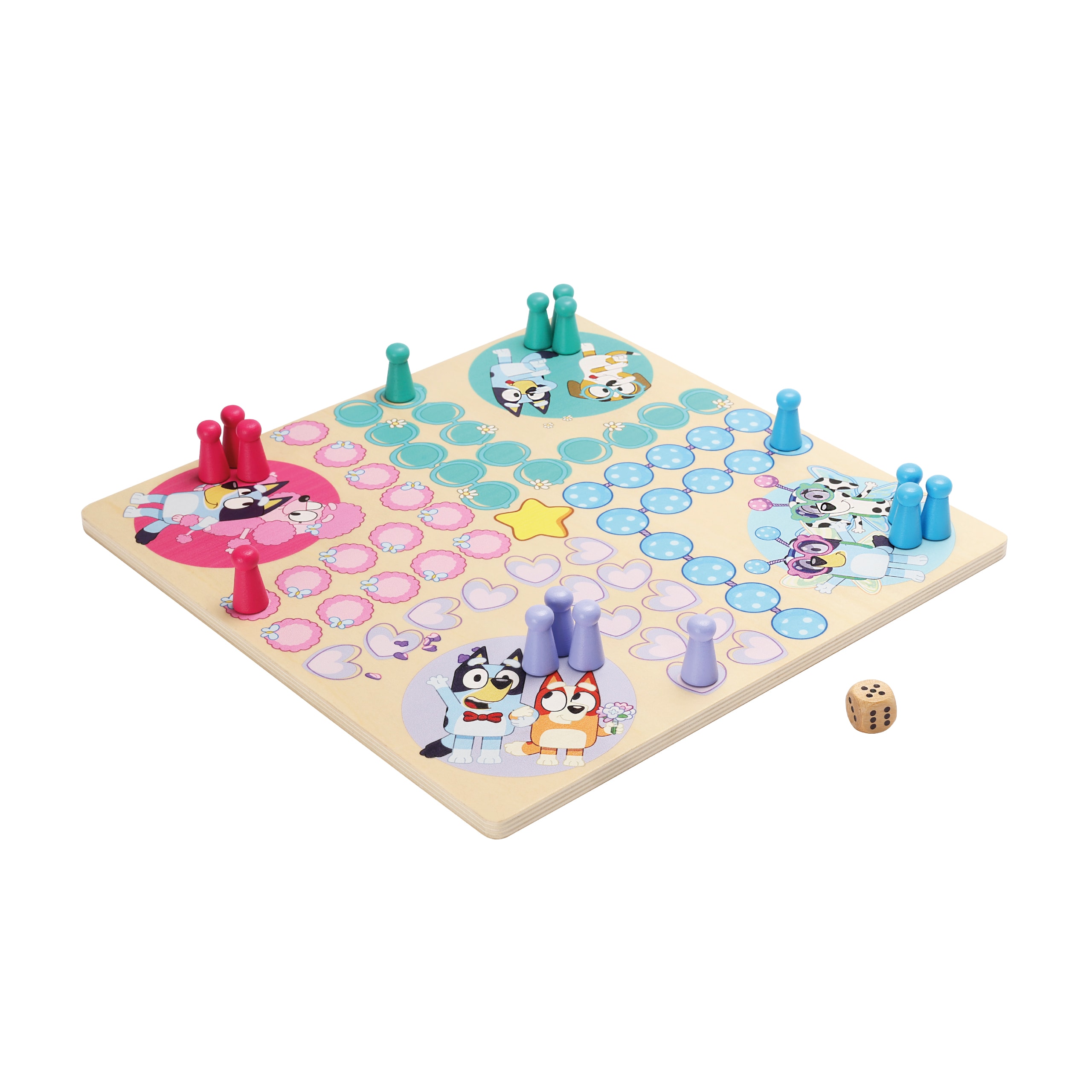 Ludo Brädspel För Barn Multicolor