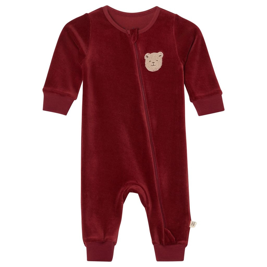 GOTS Lasse Velour-haalari Merry Red