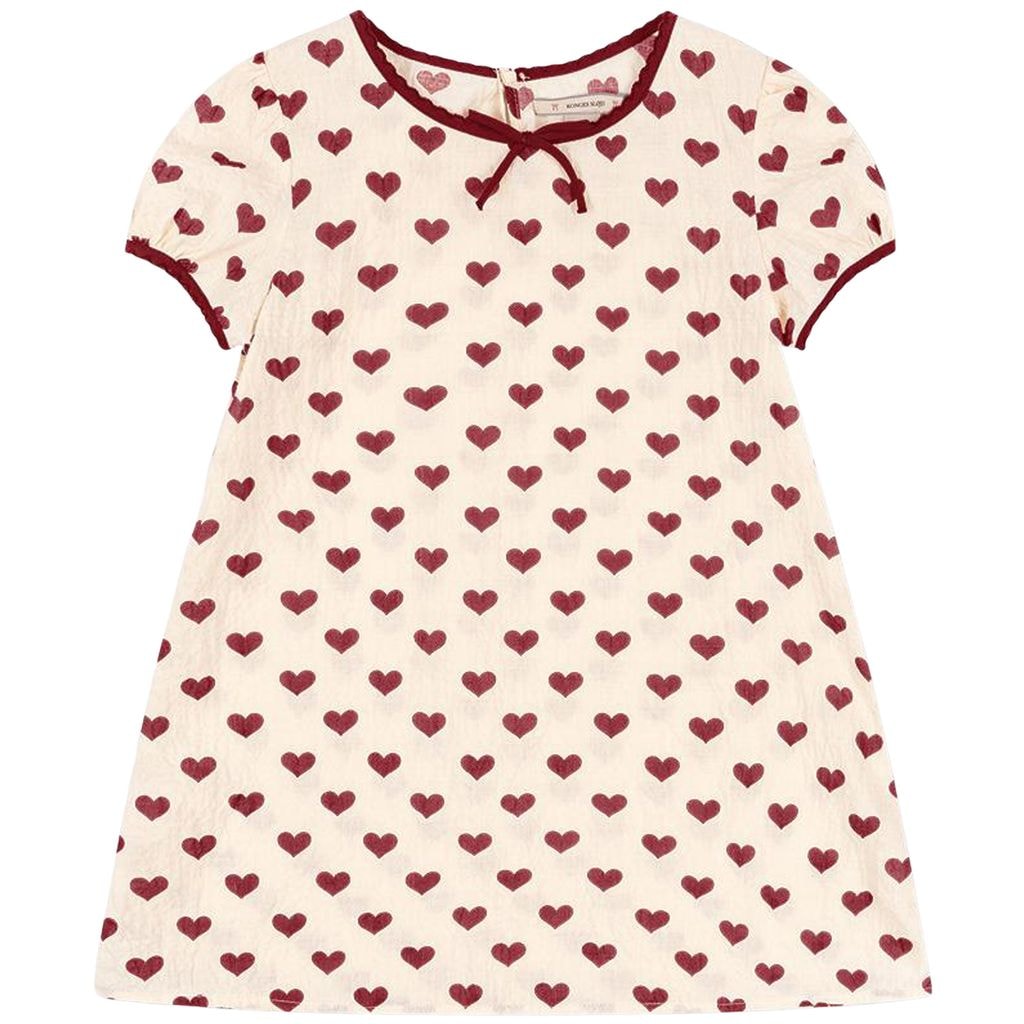 GOTS Ava Slip Dress Amour Rouge