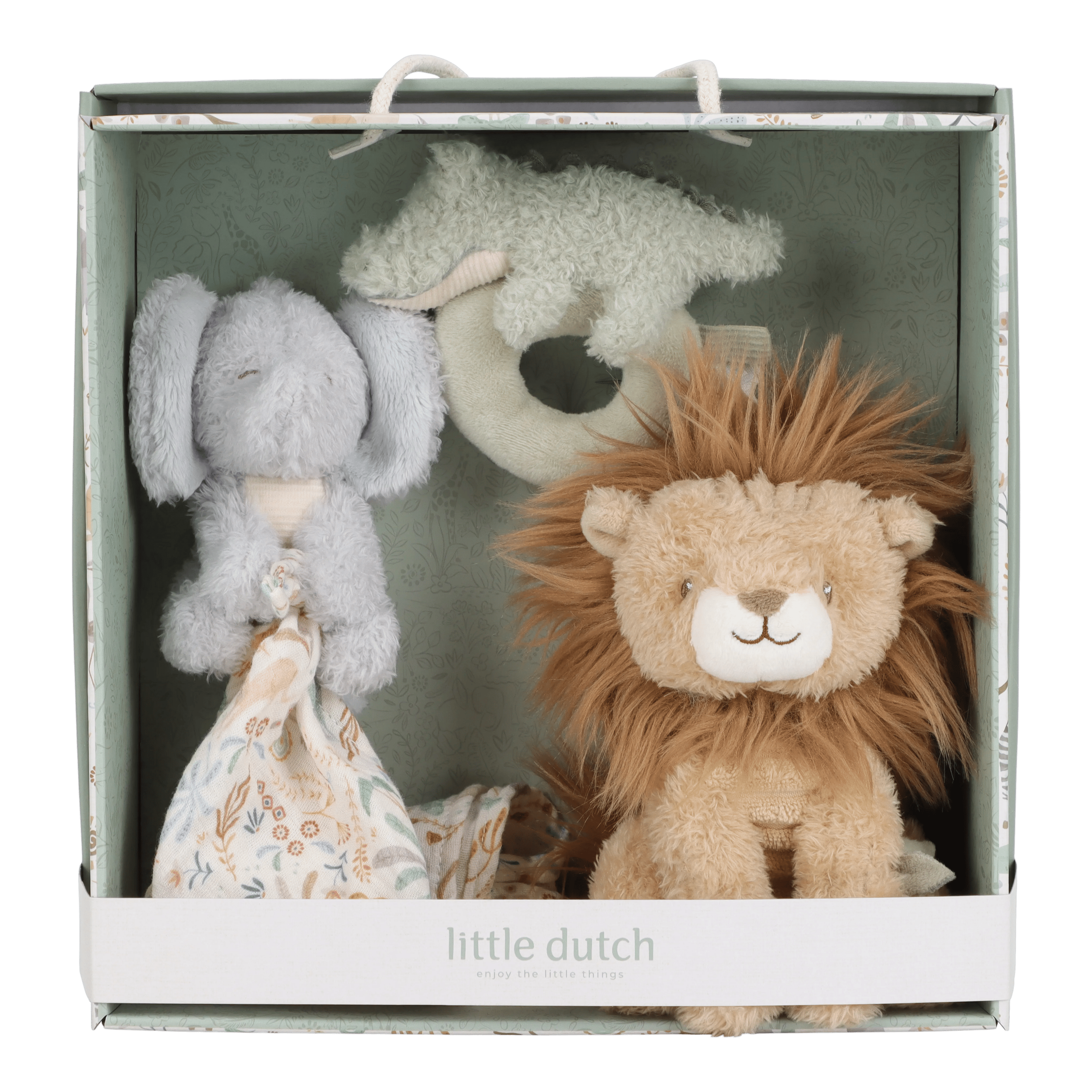 Gavesett Med Babyleker Safari Friends