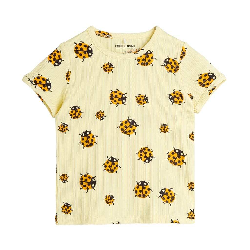 Ladybugs Aop T-shirt Yellow