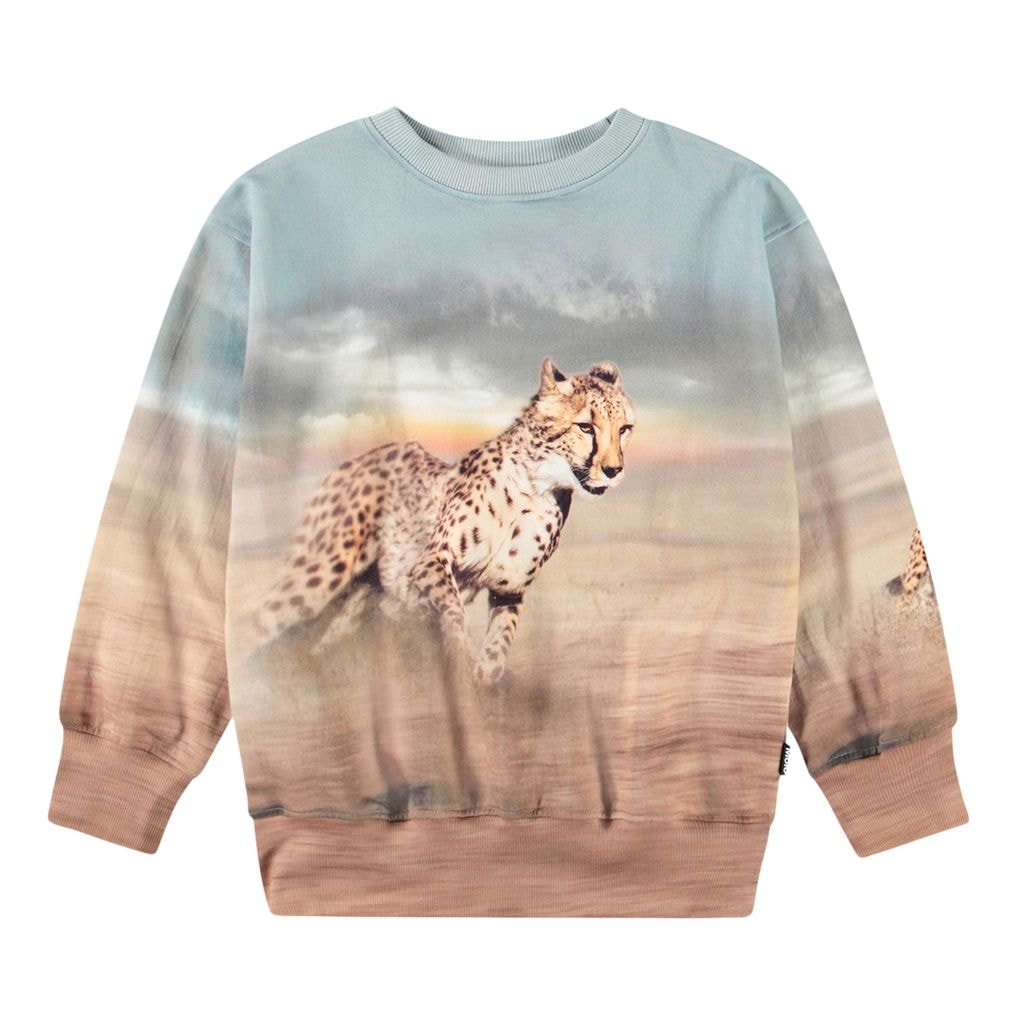 Mattis Sweatshirt Running Cheetahs