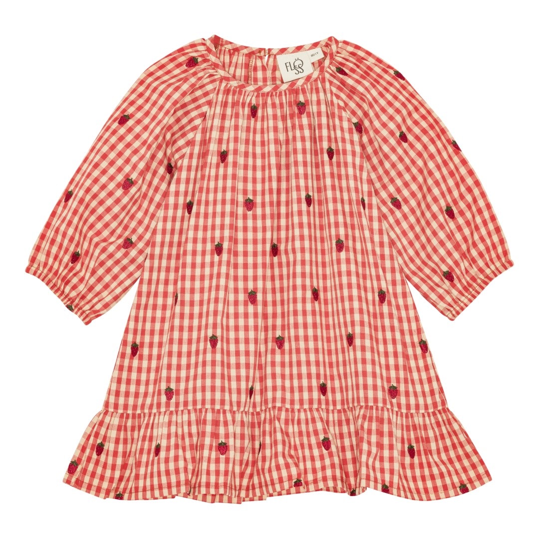 Molly Klänning Berry Gingham