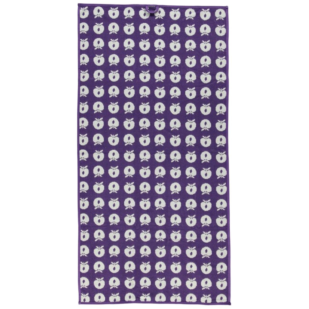 70 x 140 Mønstrett Håndkle Med Epler Purple Heart