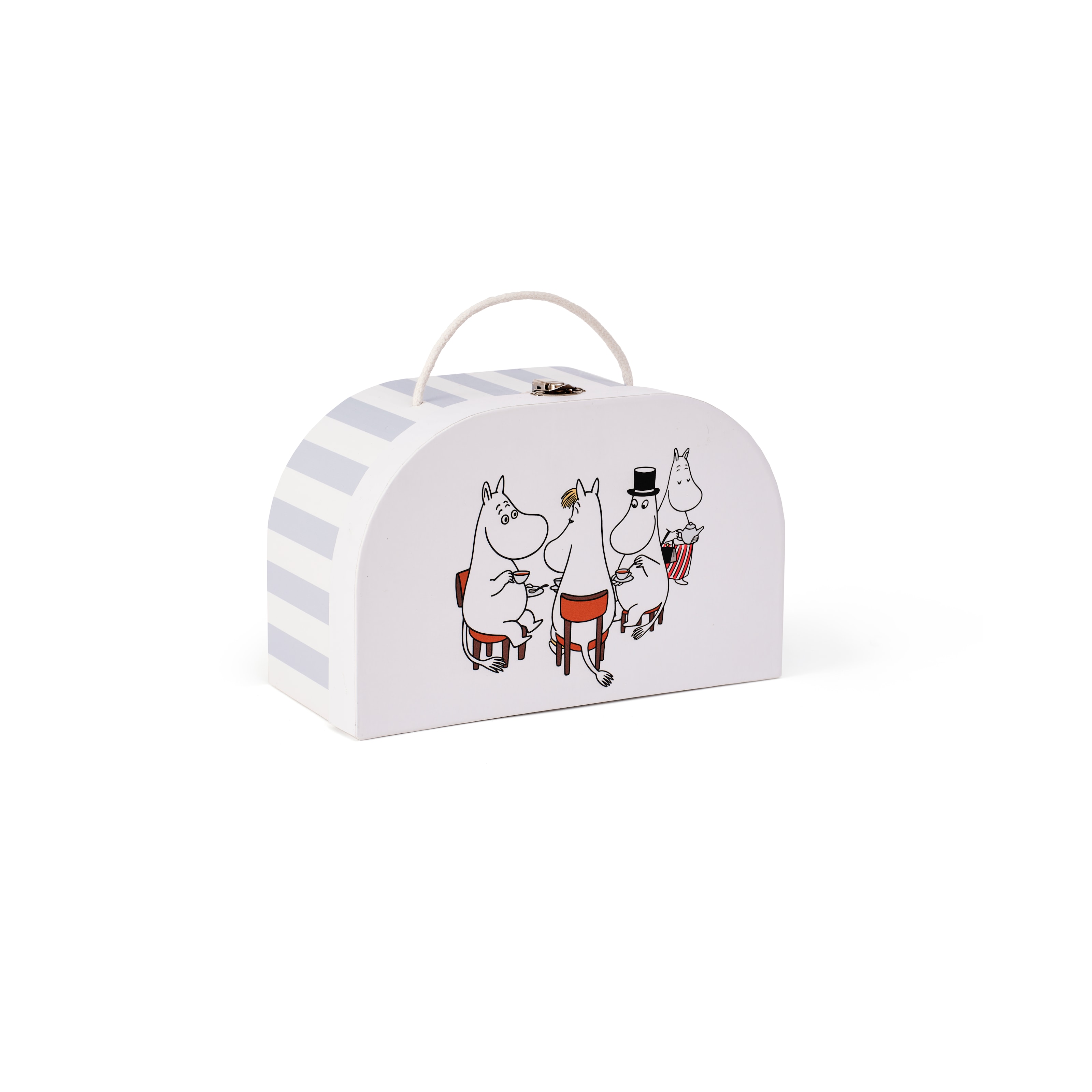 Moomin Suitcase Light Blue White 