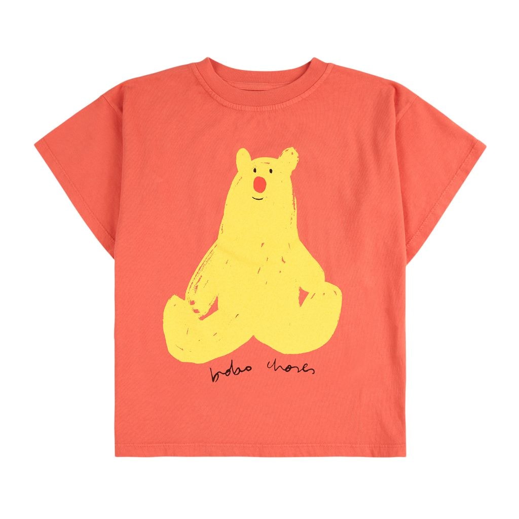 Hug Me Bear T-Shirt Red