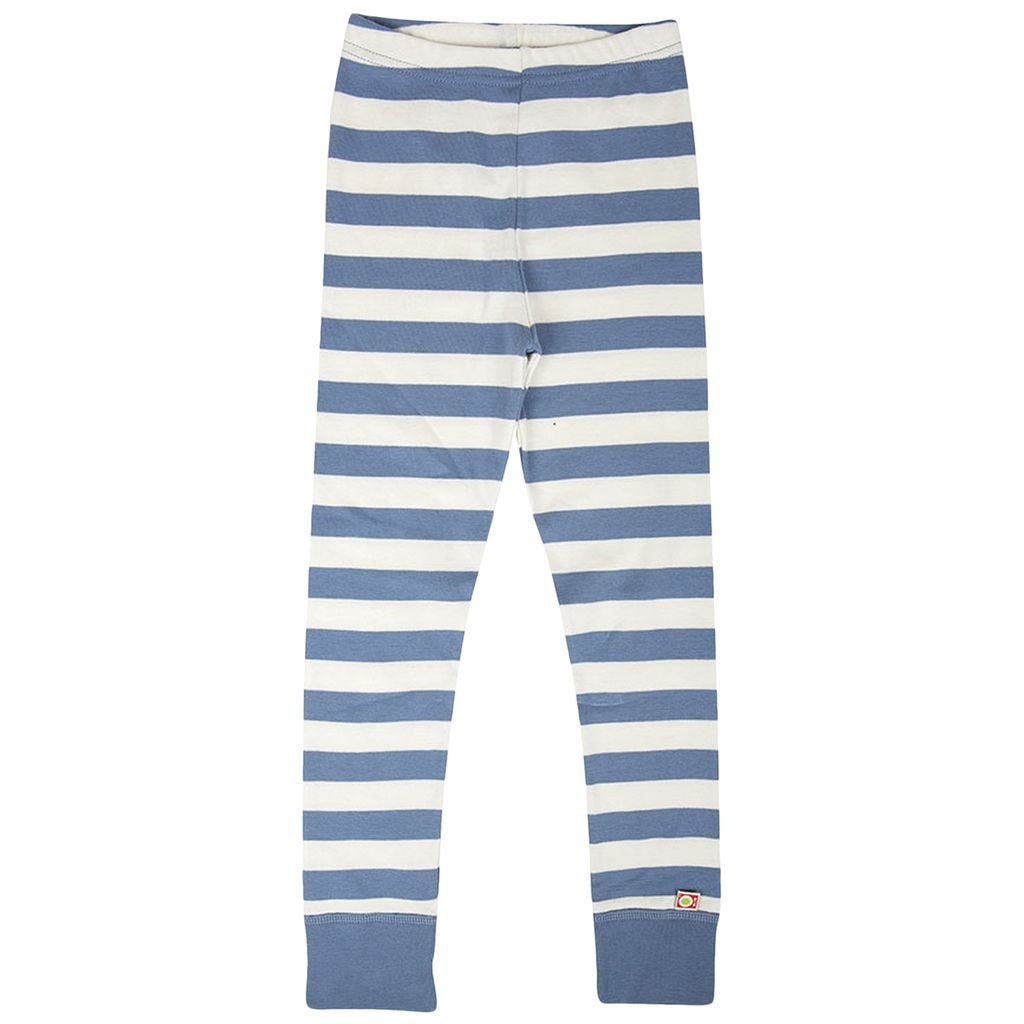 Striped Leggings Blue