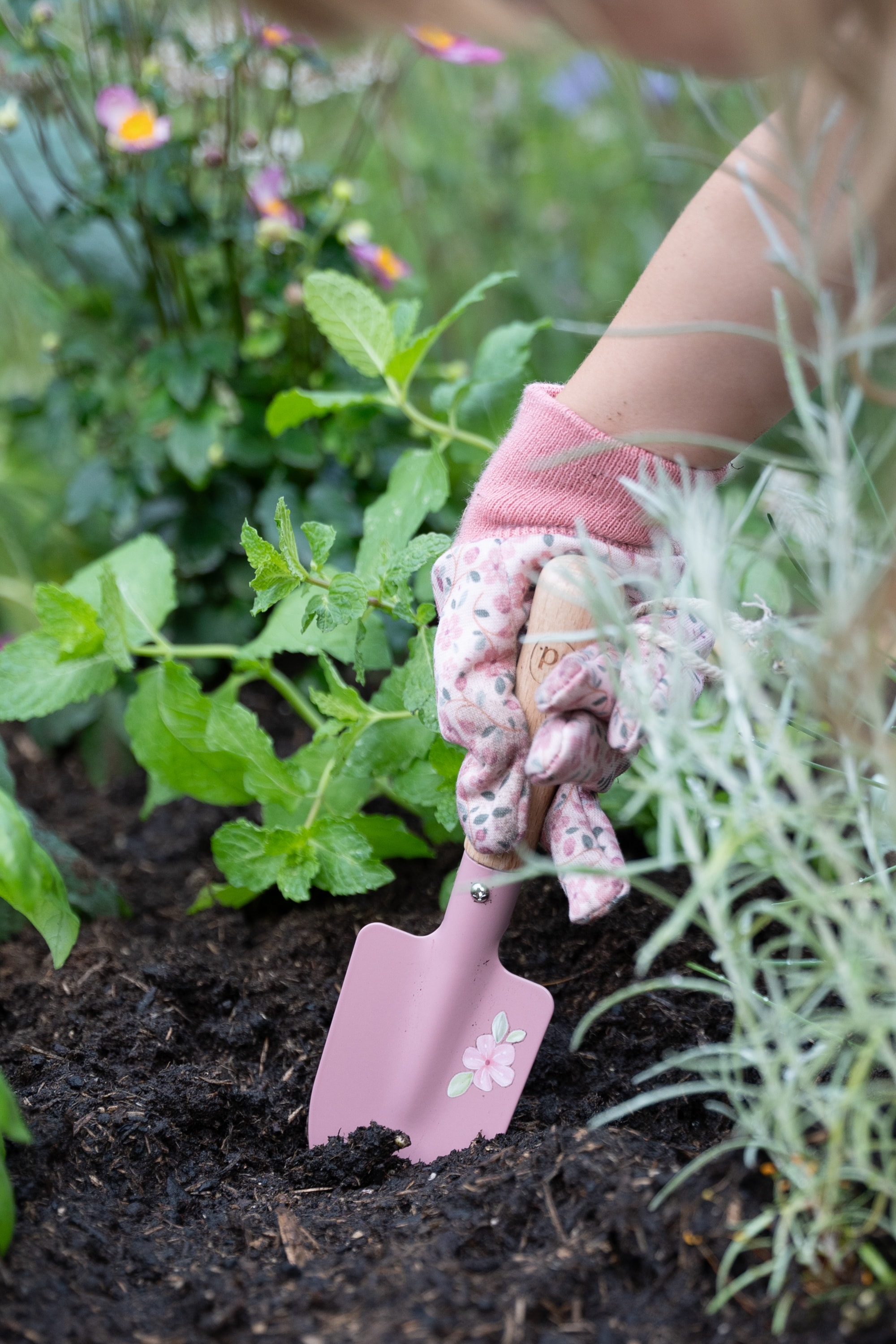 Fairy Garden Hansker For Hagearbeid Pink
