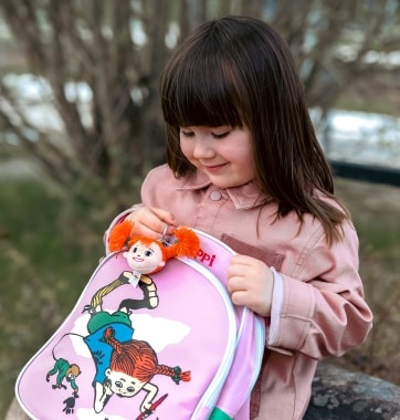 Pippi Ryggsekk Pink