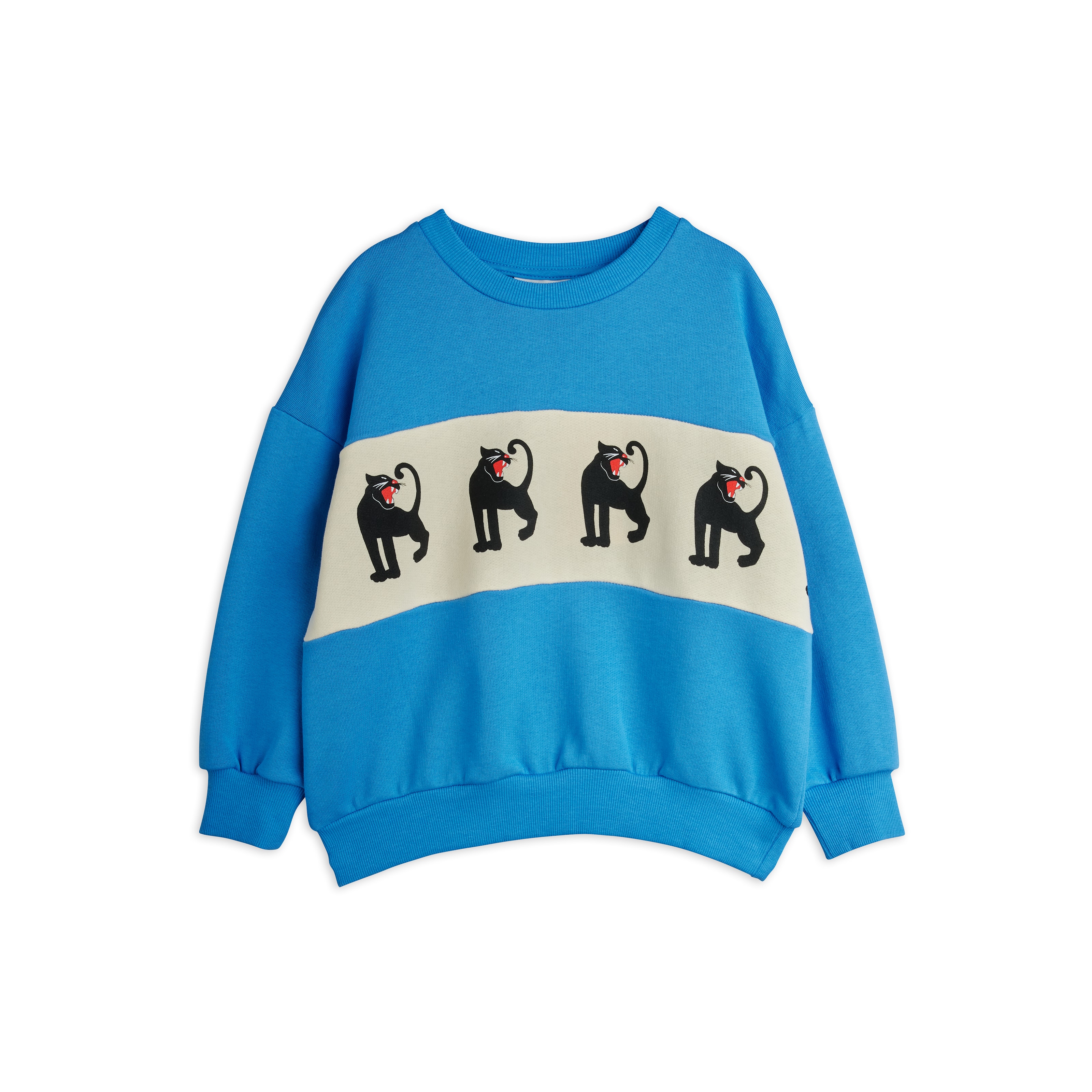 Panther Panel Sweatshirt Blue
