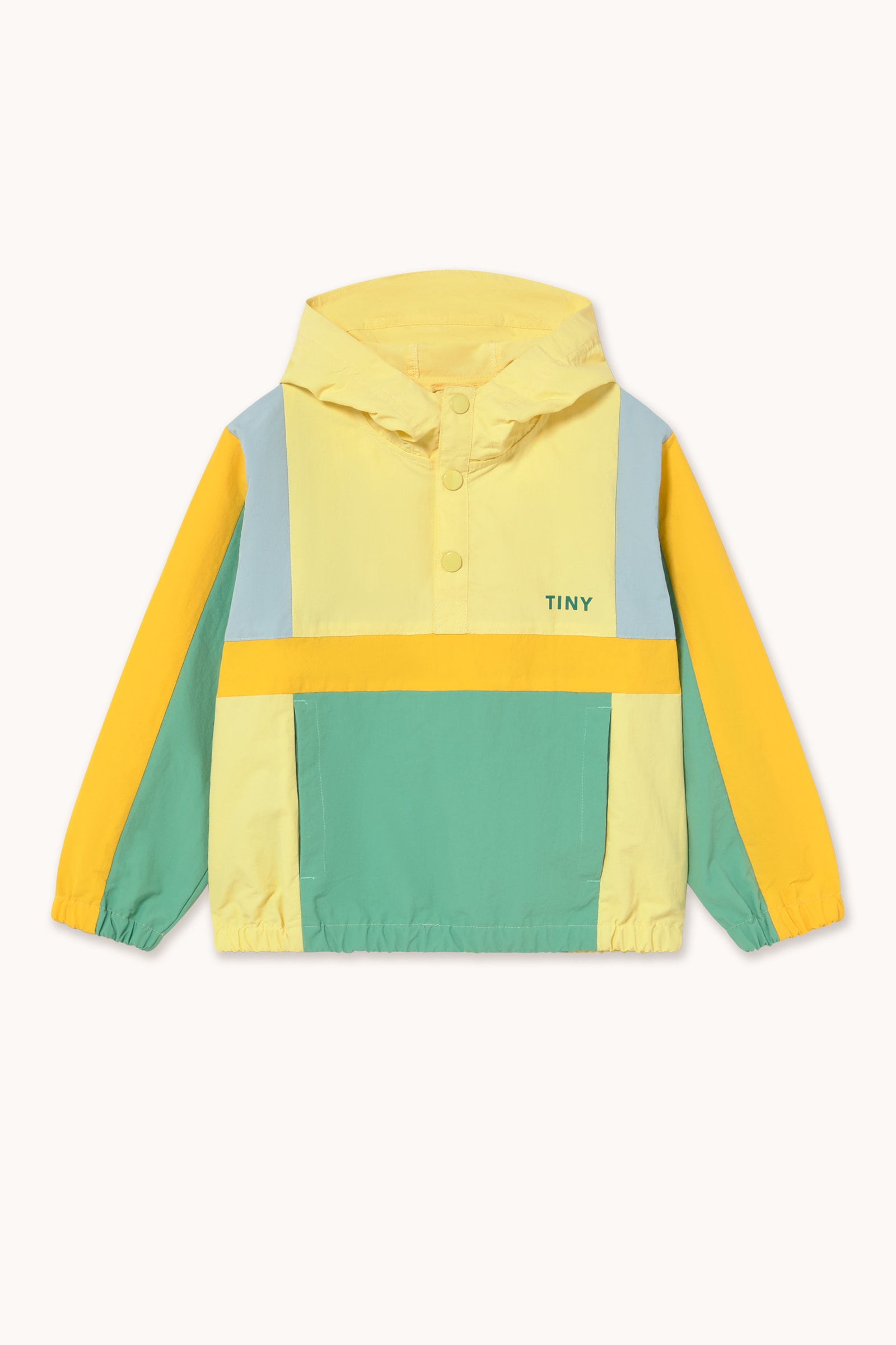 Color Block Vævet Jakke Multicolor 