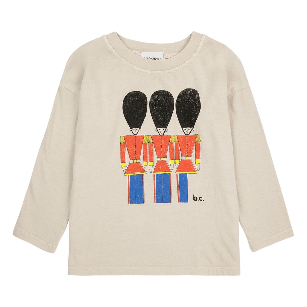 Little Tin Soldiers Long Sleeved T-Shirt Beige