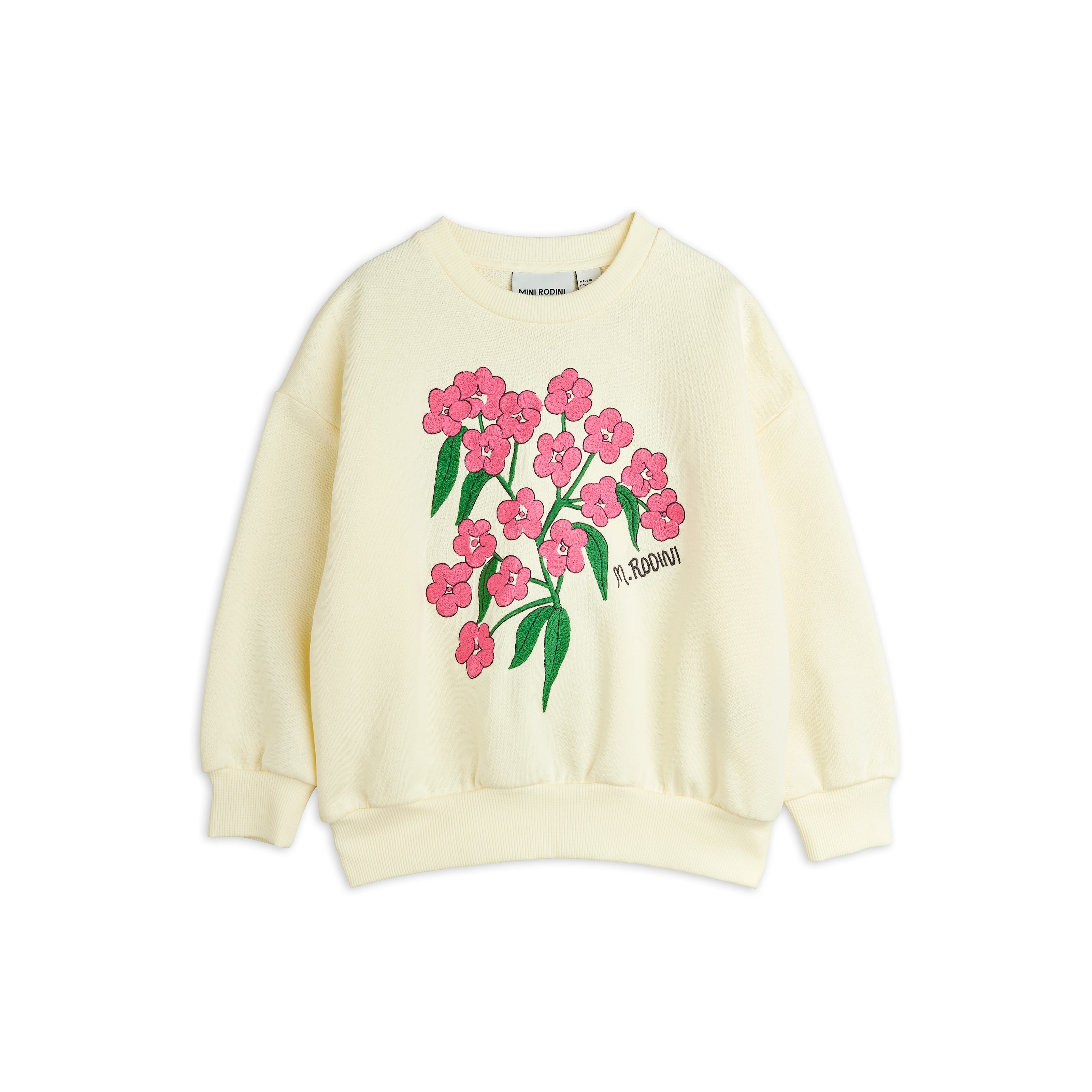 GOTS Alpine Flowers Emb Sweatshirt