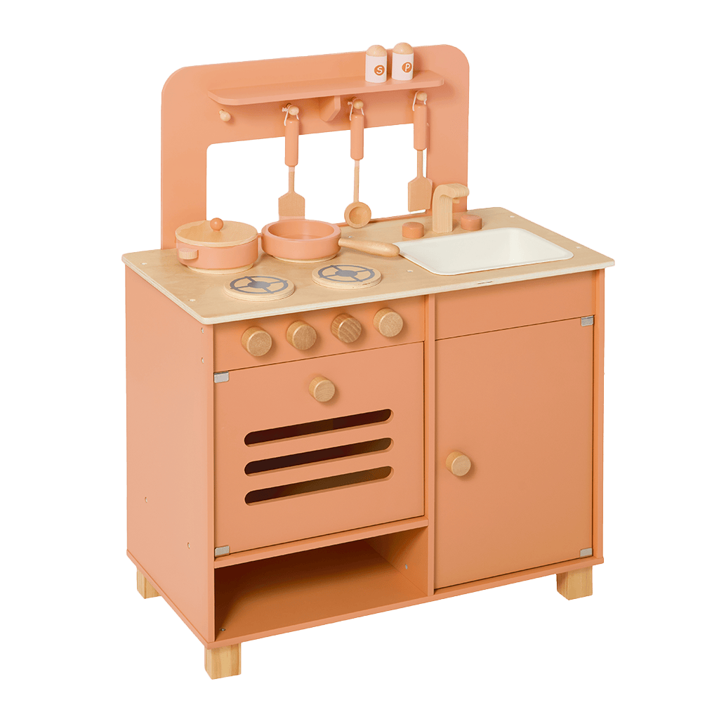 FSC 100% Play Kitchen  Light Terracotta