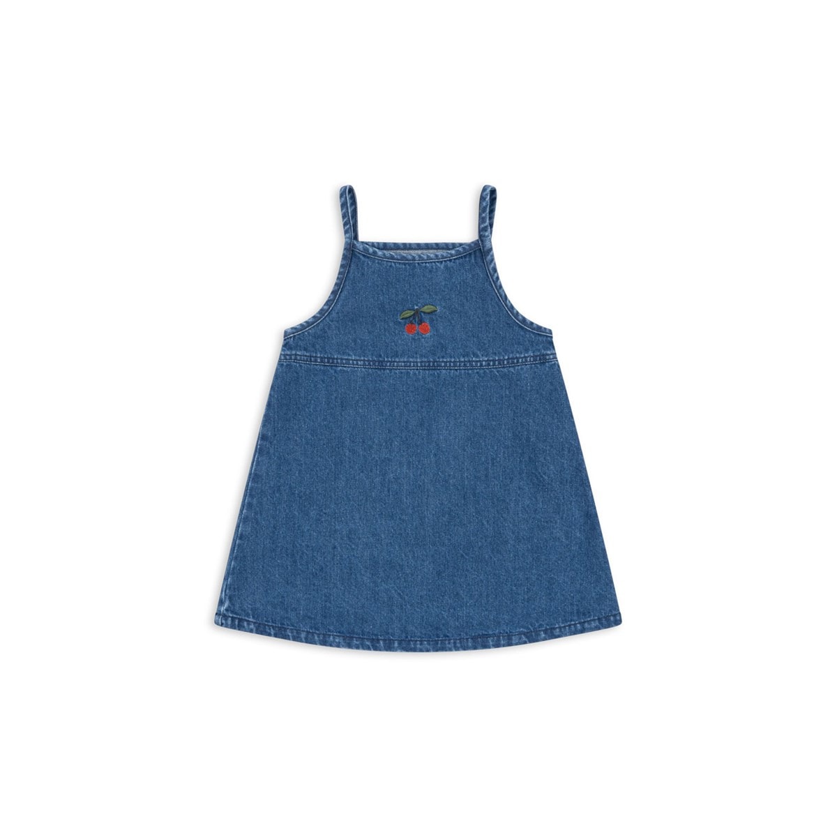 Magot Strap Dress Gots Denim Blue