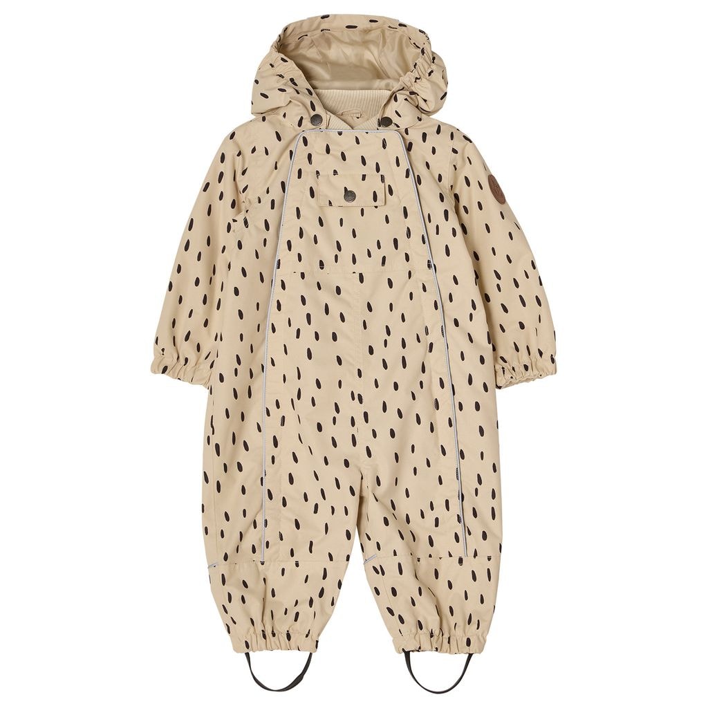 Milano Shell-Overall Charcoal Dots