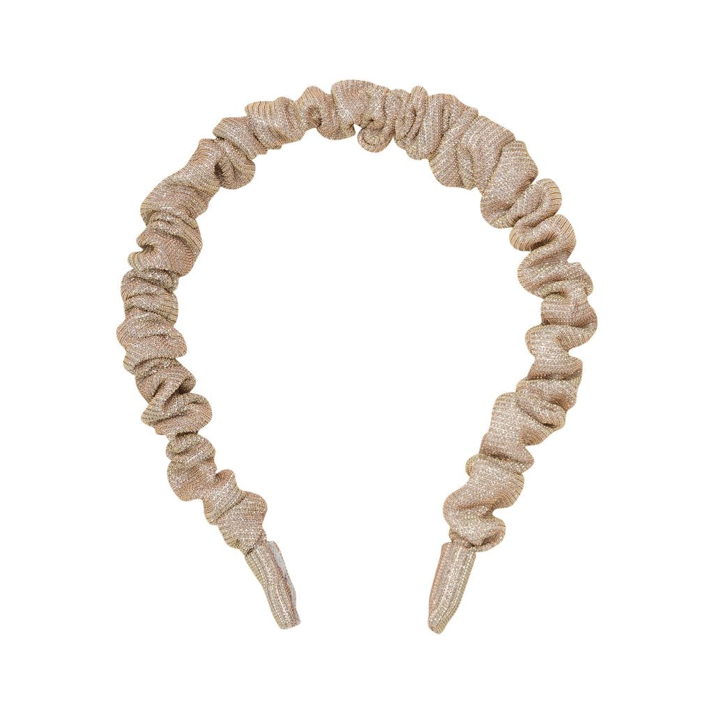Hairband Glitter 1-Pack Pale Gold