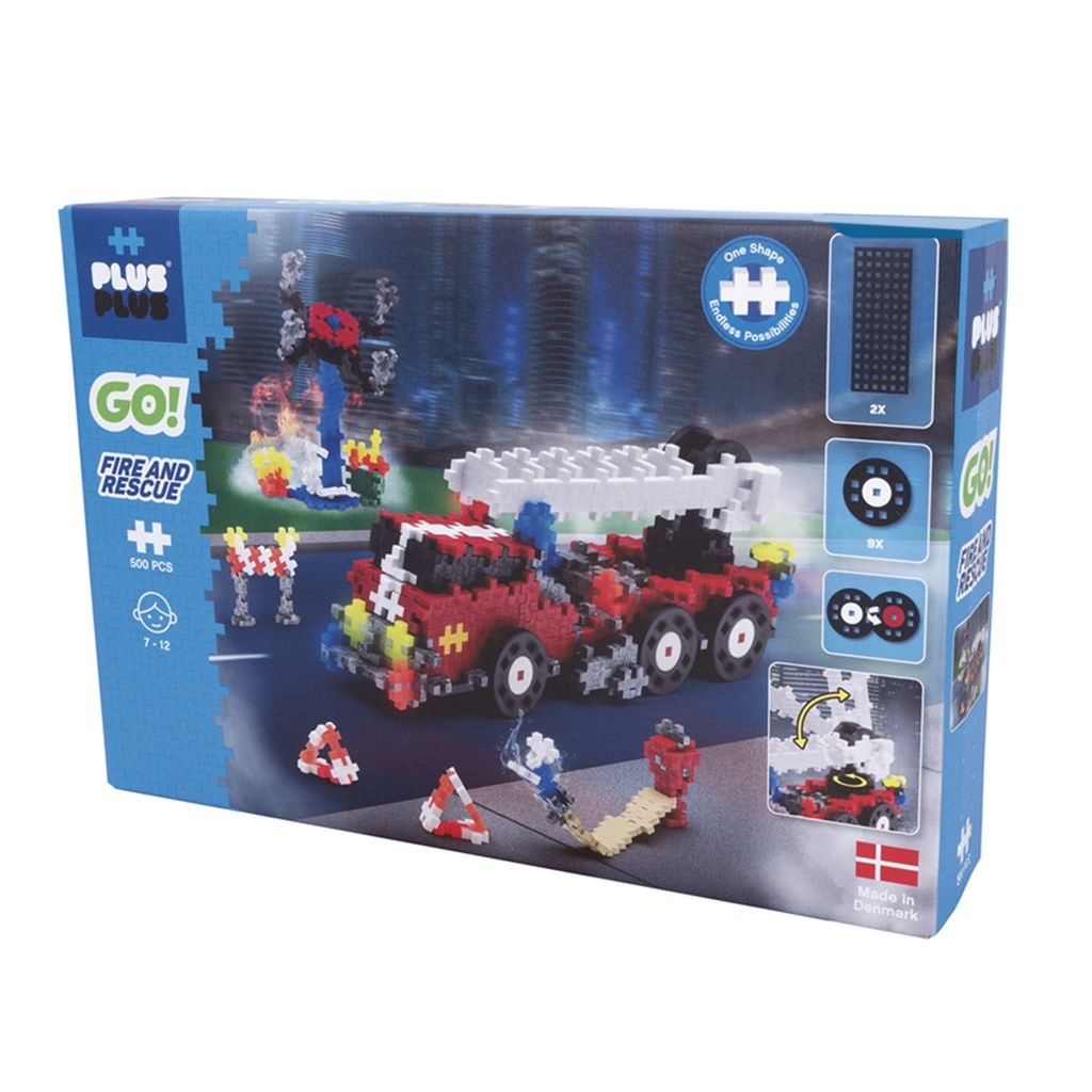 Plus-Plus© Go! Fire and Rescue Building Set