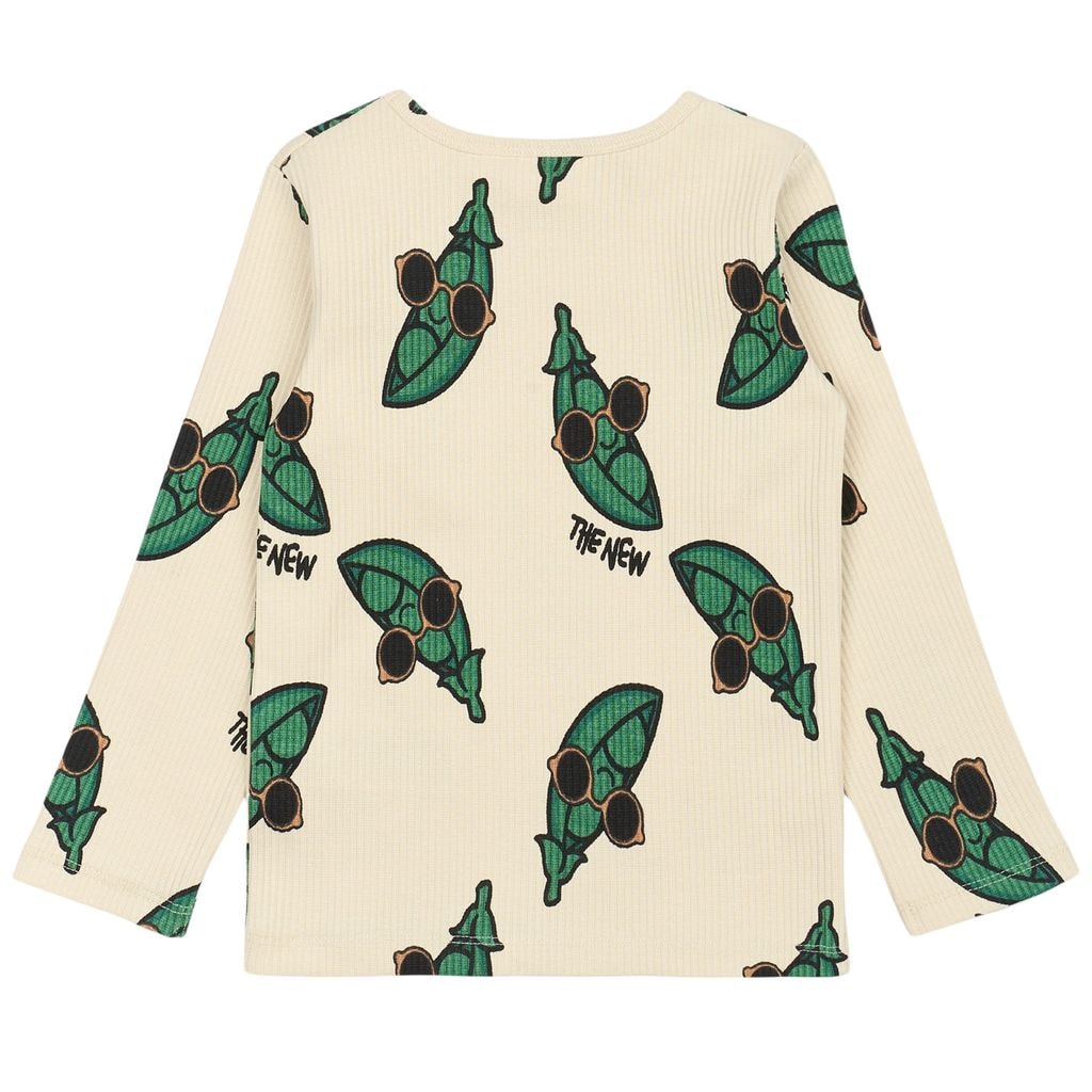 GOTS Nevi Rib Tee White Swan