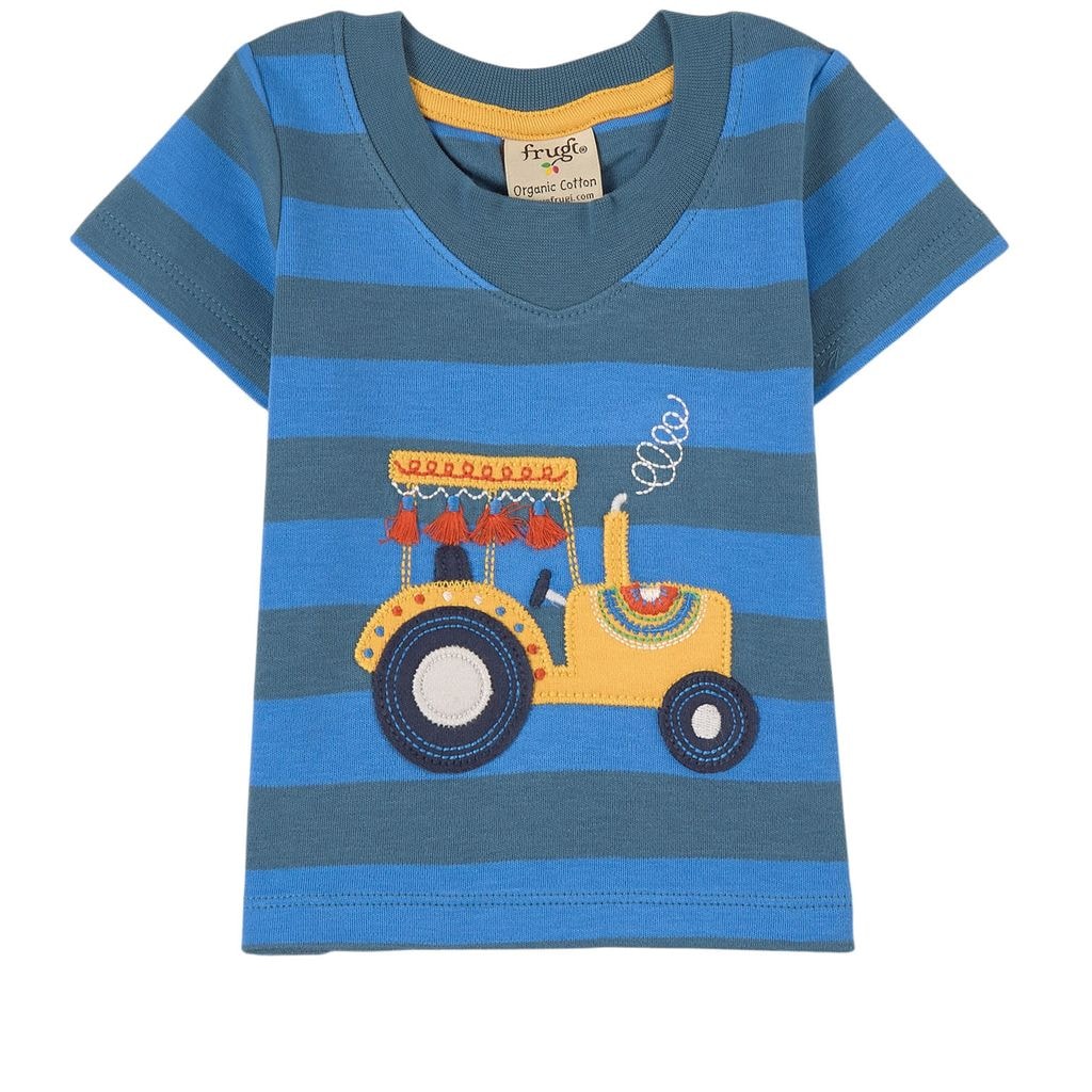 Tractor T Skjorte Blå