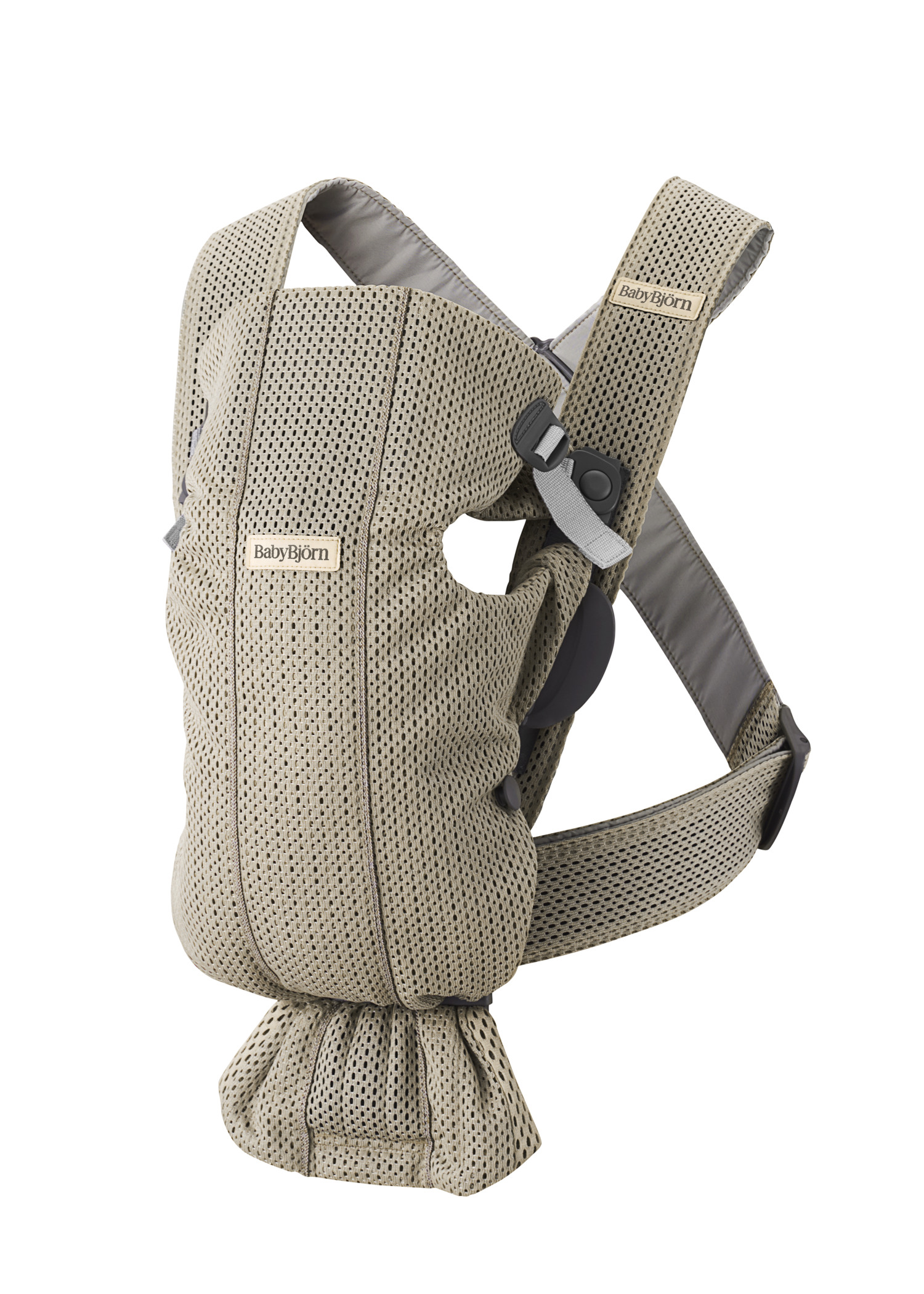 Mini 3D Mesh Bärsele Grey
