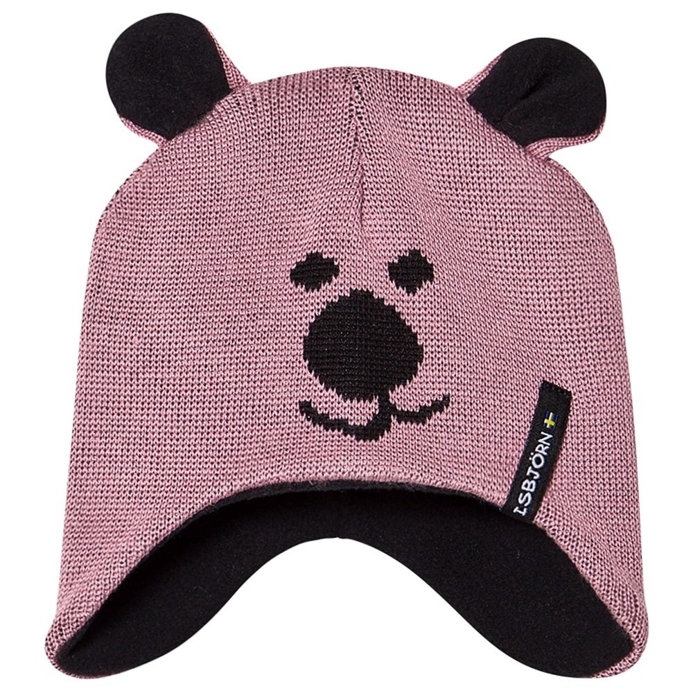 Dusty Pink Isbjörn Knitted Cap