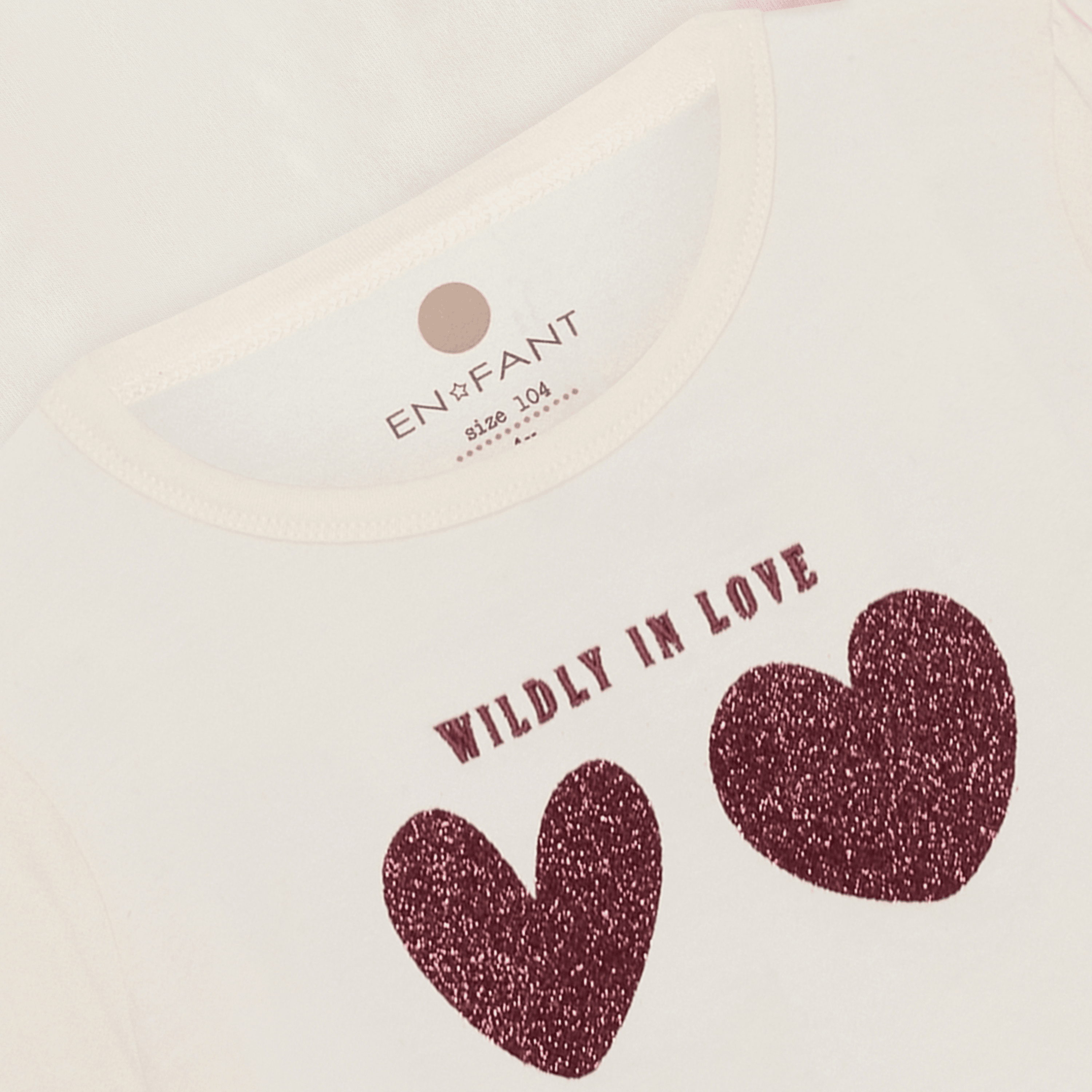 Långärmad T-shirt Pearled Ivory