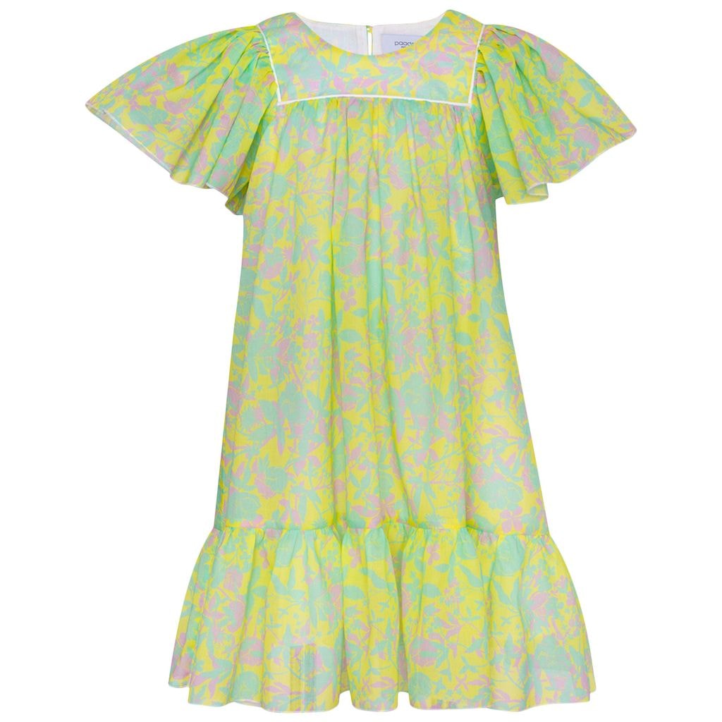 Floral Dress Anemone Yellow