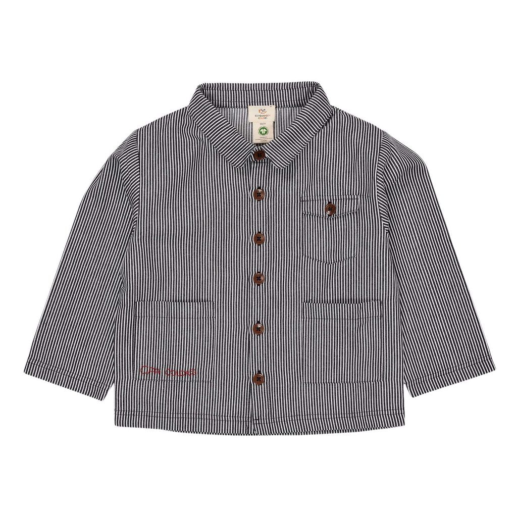 Randig Twilljacka Navy Stripe