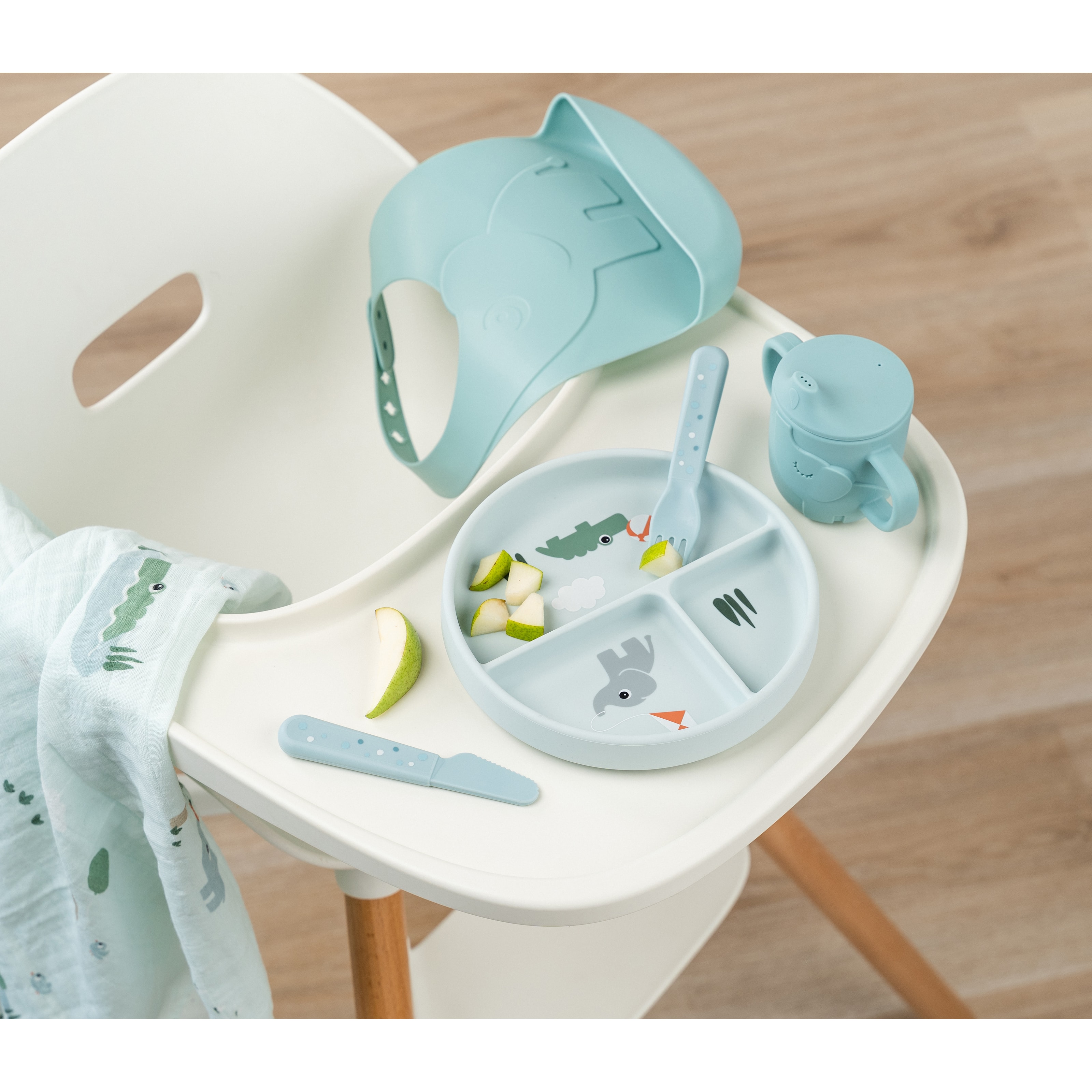Peekaboo Spout Cup Elphee Blue