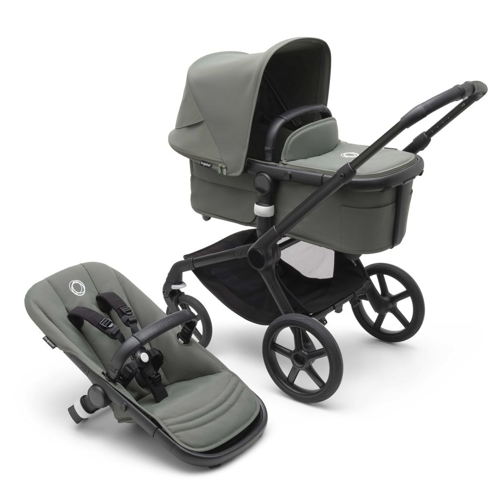 Fox 5 Complete Barnvagn Black/Forest Green