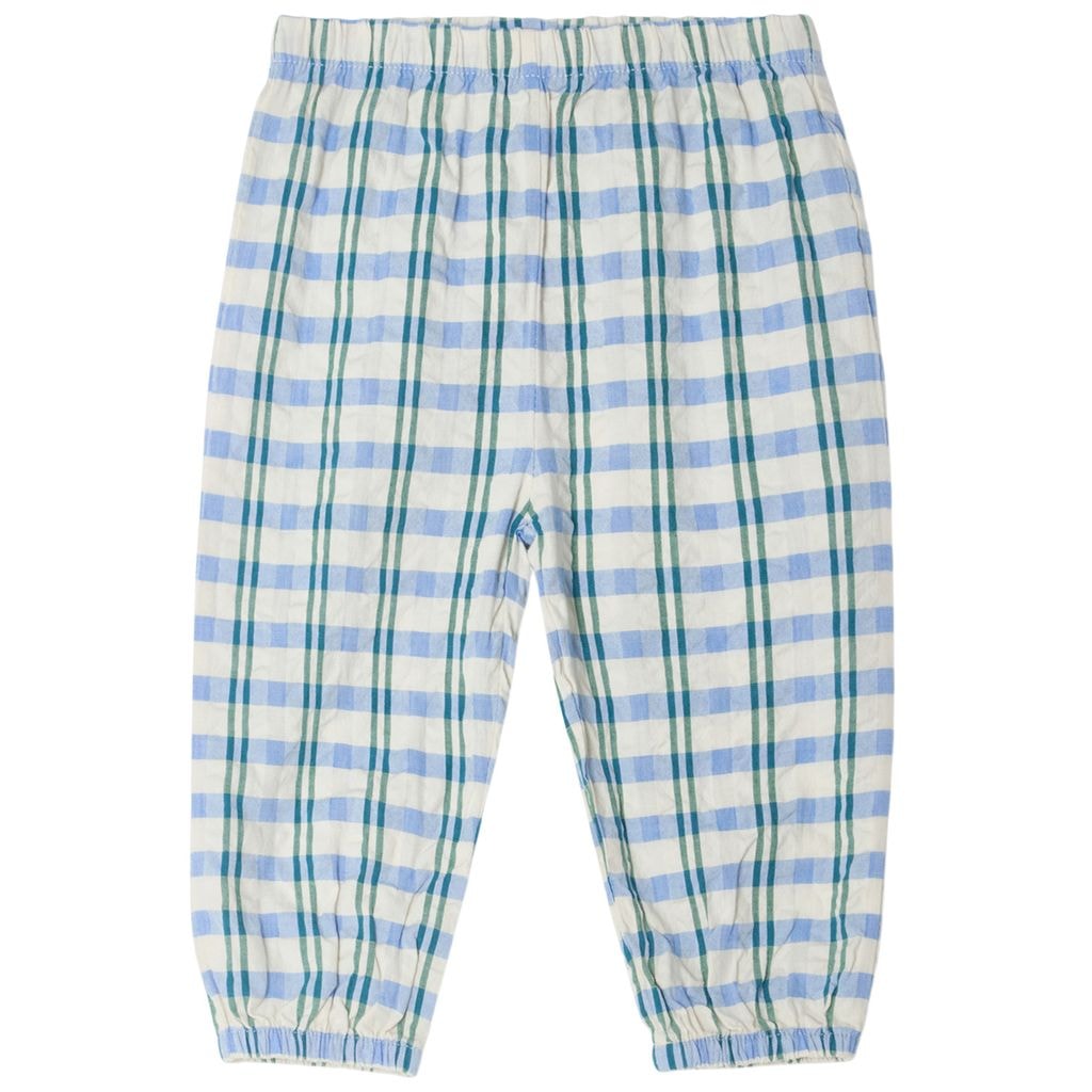 Seersucker Trousers Check Mar