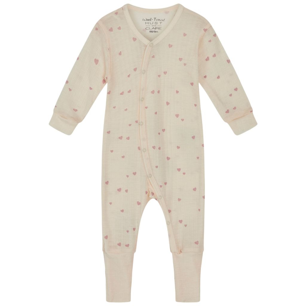 Mocel Painettu Pyjama Ecrun Värinen