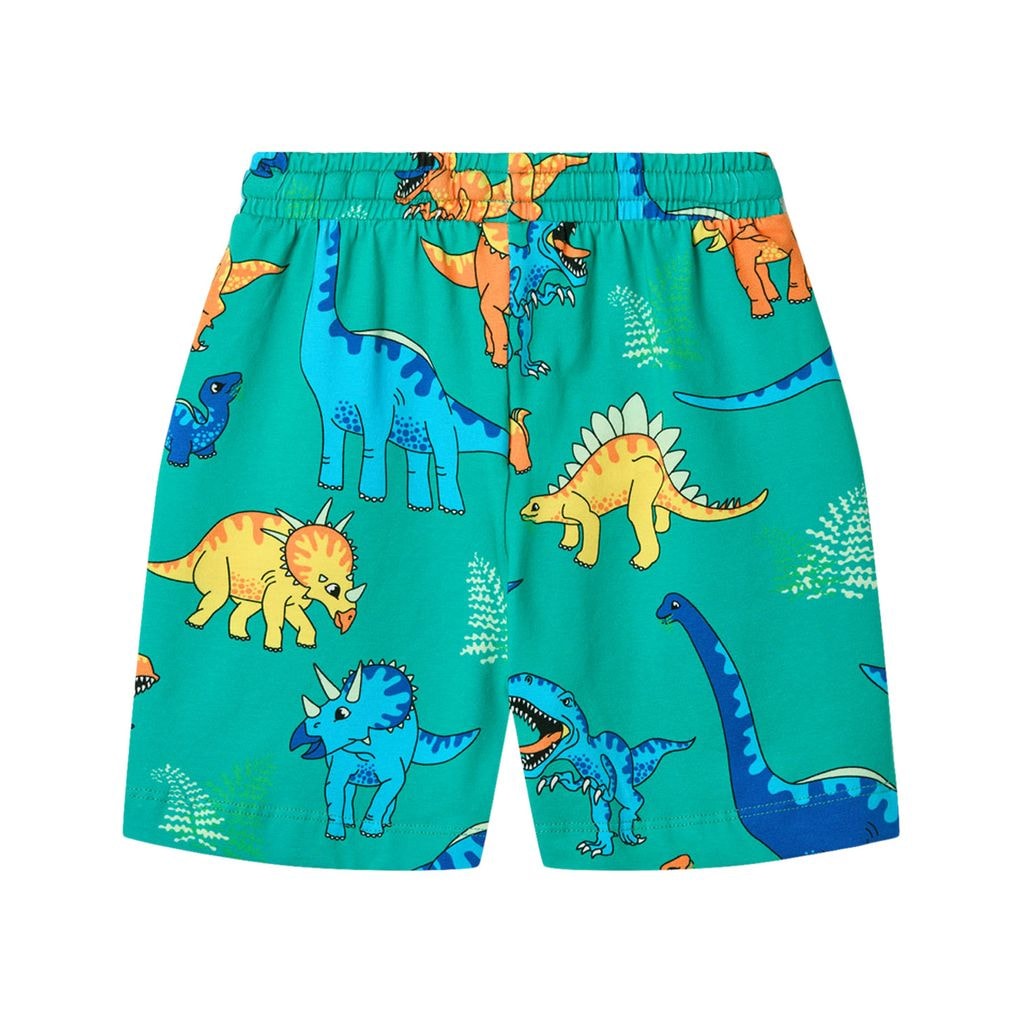 Dinosaurs Shorts Teal