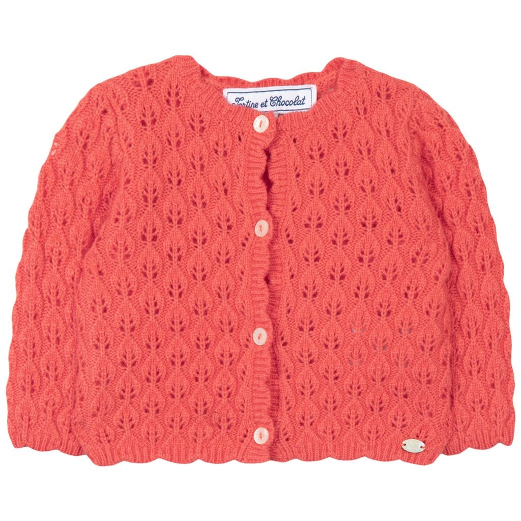 Cardigan Coral